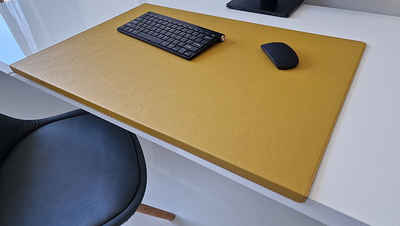 Profi Mats Schreibtischunterlage PM Schreibtischunterlage mit Kantenschutz Sanftlux Leder 12 Farben