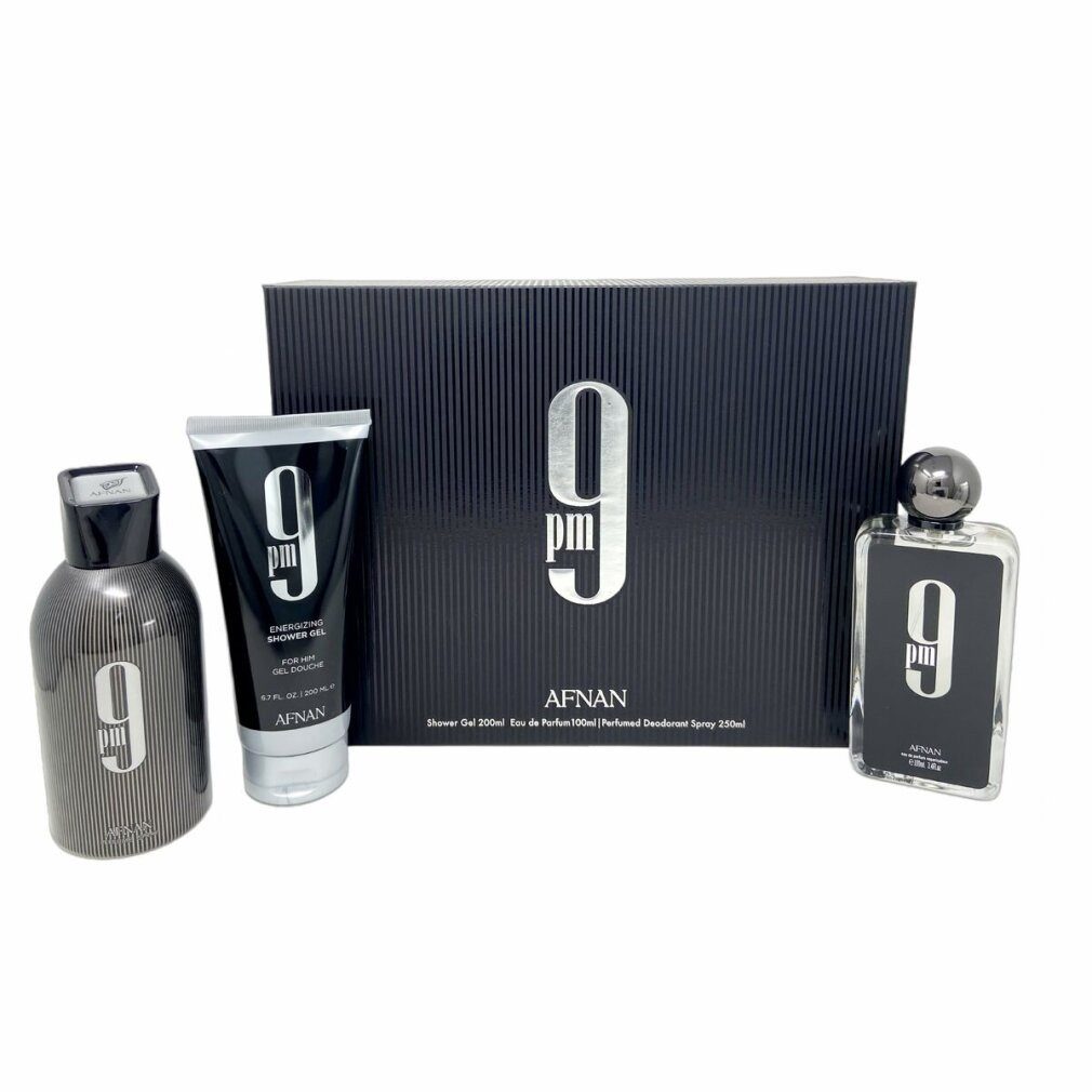 Afnan Deo-Roller 9PM - EDP 100 ml + Sprchový Gel 200 ml + Deodorant 250 ml