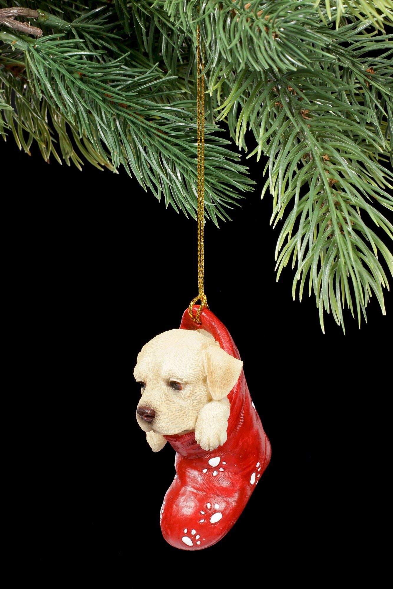 - Labrador Weihnachtsbaum Deko - GmbH Christbaumschmuck im Figuren Hund Christbaumschmuck Strumpf (1-tlg) Shop