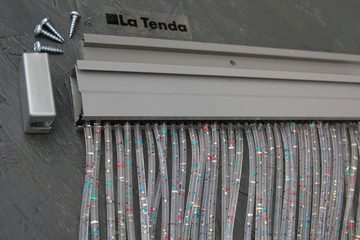 La Tenda Insektenschutz-Vorhang La Tenda VINCI 1 Streifenvorhang transparent, 90 x 210 cm, PVC - Länge und Breite individuell kürzbar