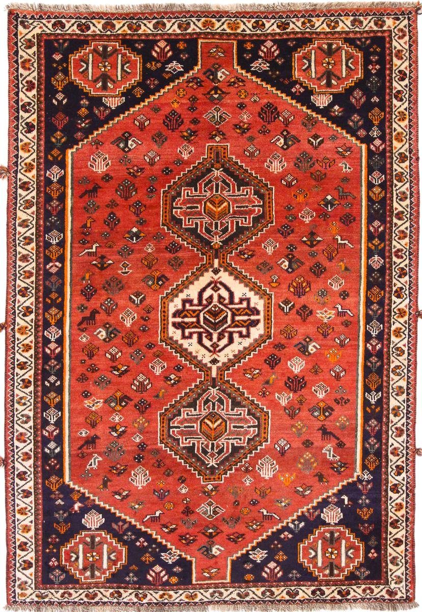 Orientteppich Shiraz 162x239 Handgeknüpfter Orientteppich mm 10 Höhe: / rechteckig, Nain Trading, Perserteppich