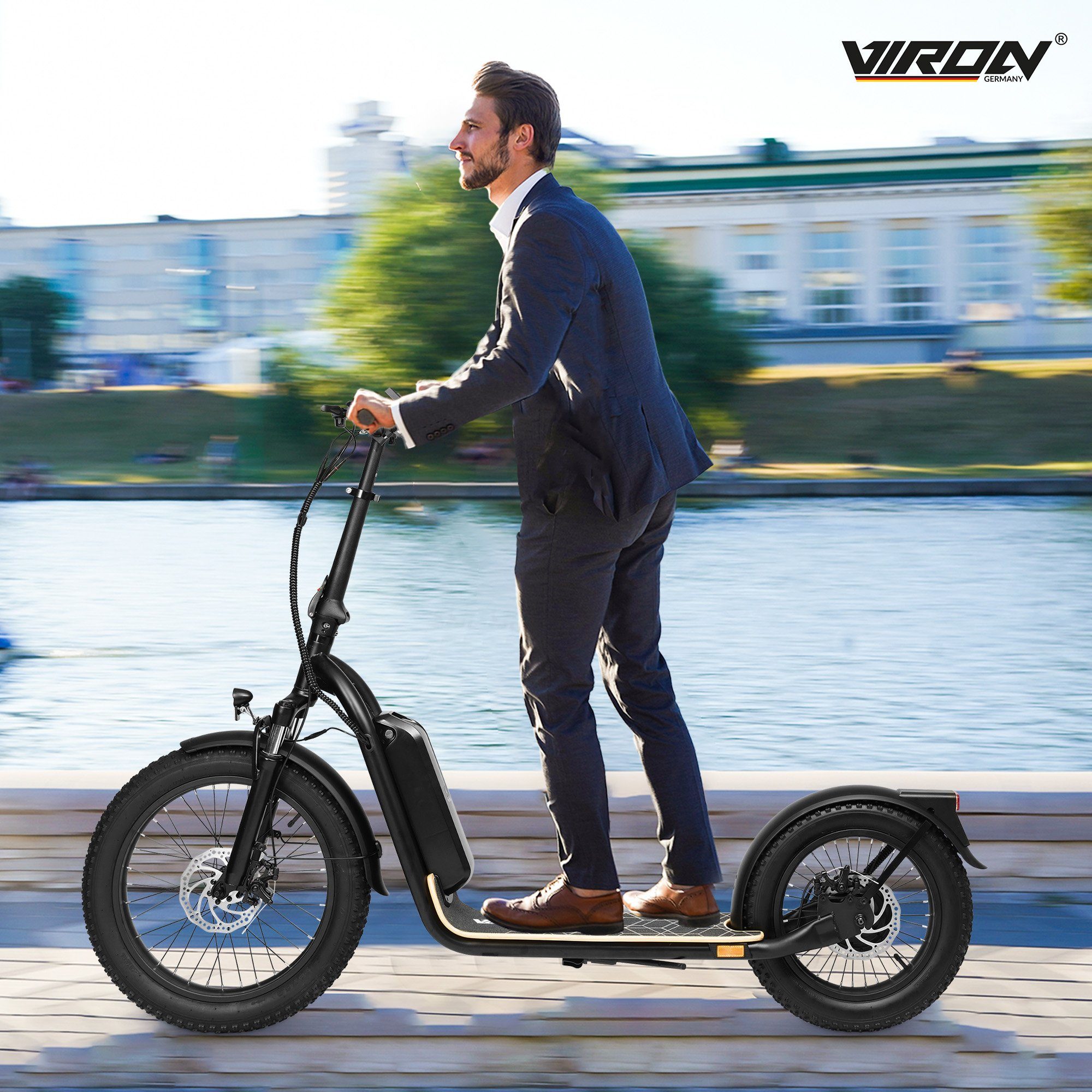 Viron E-Scooter mit Straßenzulassung ABE Elektro Скутери Elektroroller eKFV Zulassung