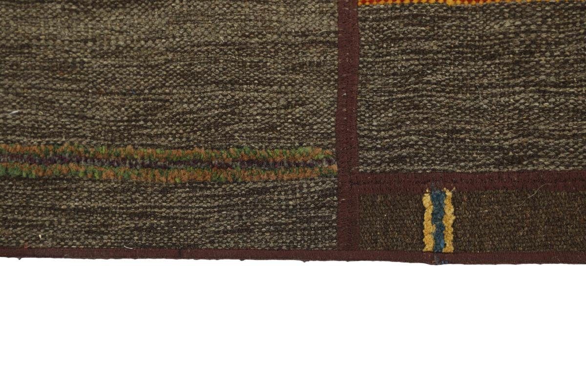 Trading, Orientteppich Perserteppich, rechteckig, 4 / Nain 141x201 Patchwork Handgewebter Kelim Orientteppich mm Höhe: