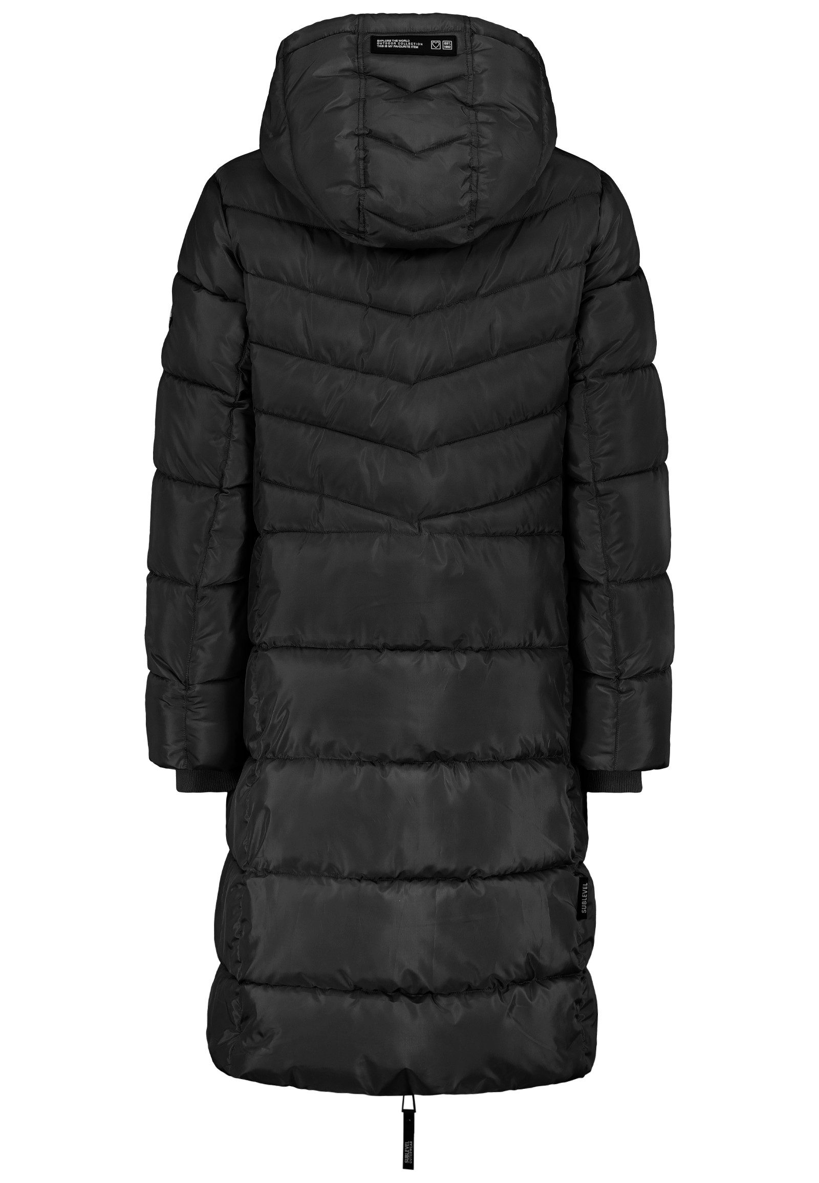 SUBLEVEL Wintermantel Damen Steppmantel mit 2-Wege-Reißverschluss und Ka St günstig online kaufen