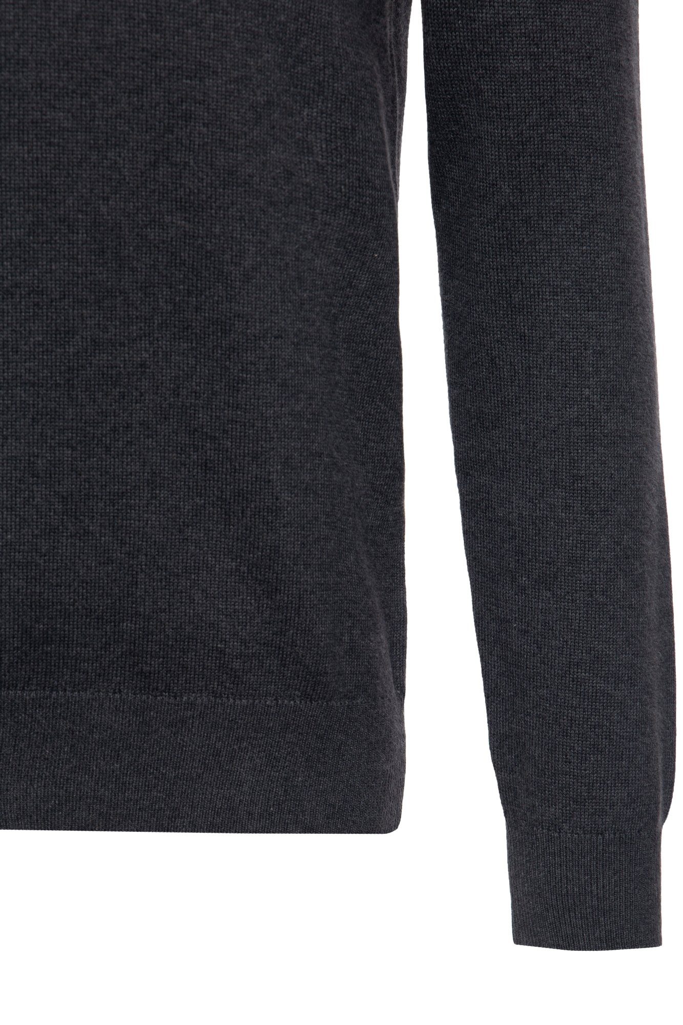 Way of Glory Strickpullover mit dezenter Logo-Stickerei auf der Brust
