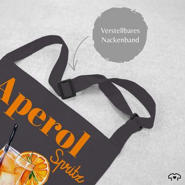 Shirtracer Kochschürze Aperol Spritz Kostüm Aperoli Aperollin Freundin Spritztour, (1-tlg), Karneval & Fasching