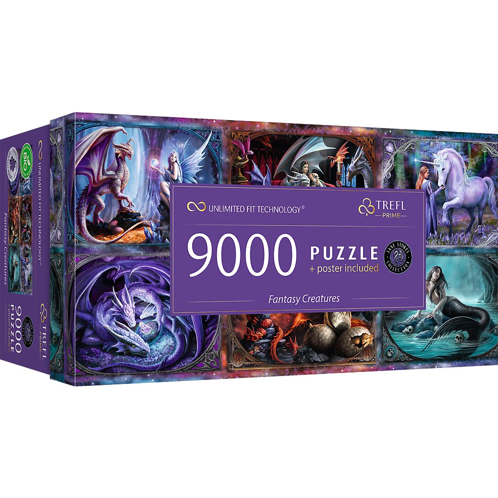 Trefl GmbH Puzzle Anne Stokes Fantasie Kreaturen 9000 Teile Puzzle, 9000 Puzzleteile