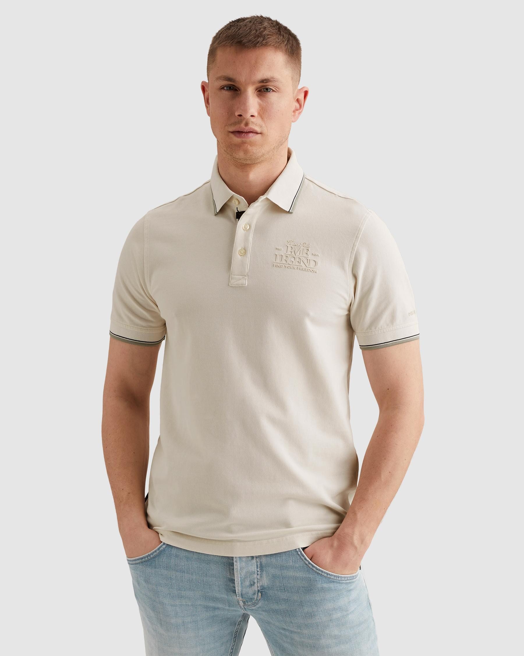 PME LEGEND Poloshirt Short sleeve polo stretch pique Regular fit, Kurzarm, casual Stil