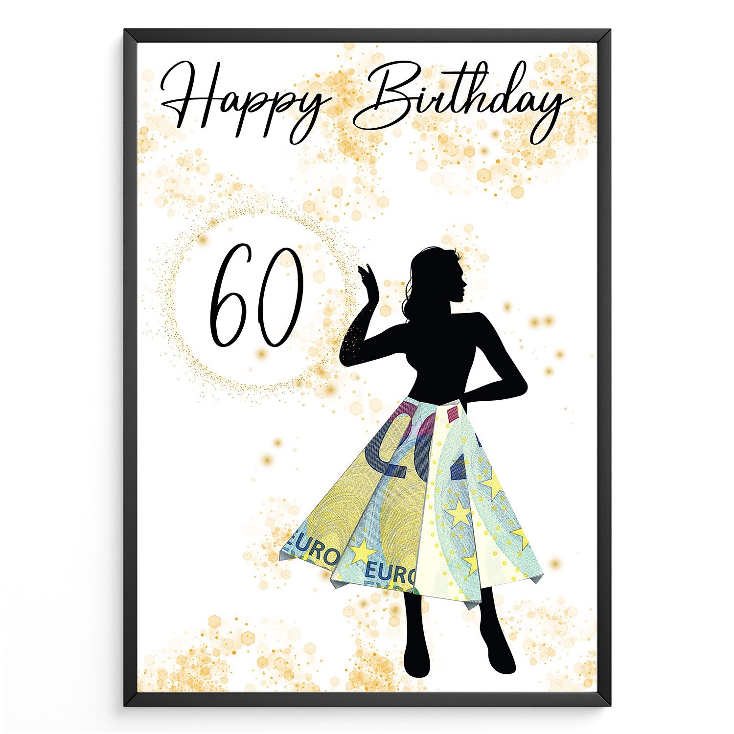 Tigerlino Poster Geburtstag Frauen Freundin Geldgeschenk günstig online kaufen