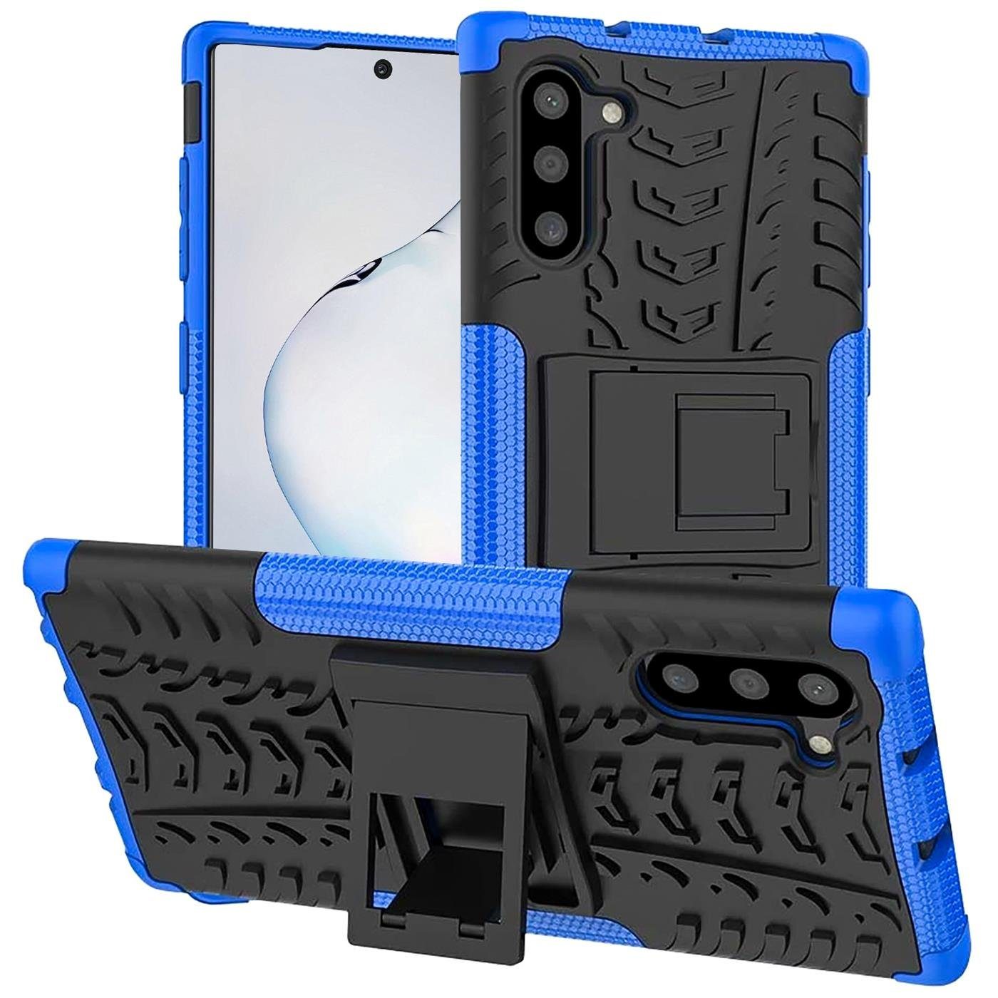 CoolGadget Handyhülle Outdoor Case Hybrid Cover für Samsung Galaxy Note 10 6,3 Zoll, Schutzhülle extrem robust Handy Case für Samsung Note 10 Hülle