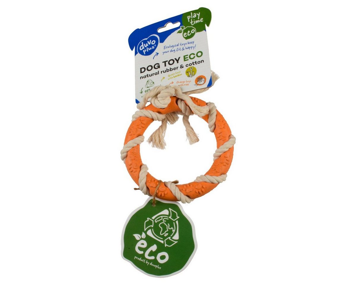Thumbnail - DUVO+ Kauspielzeug Hundespielzeug Eco Gummiring Bambus/Reis + Baumwolle