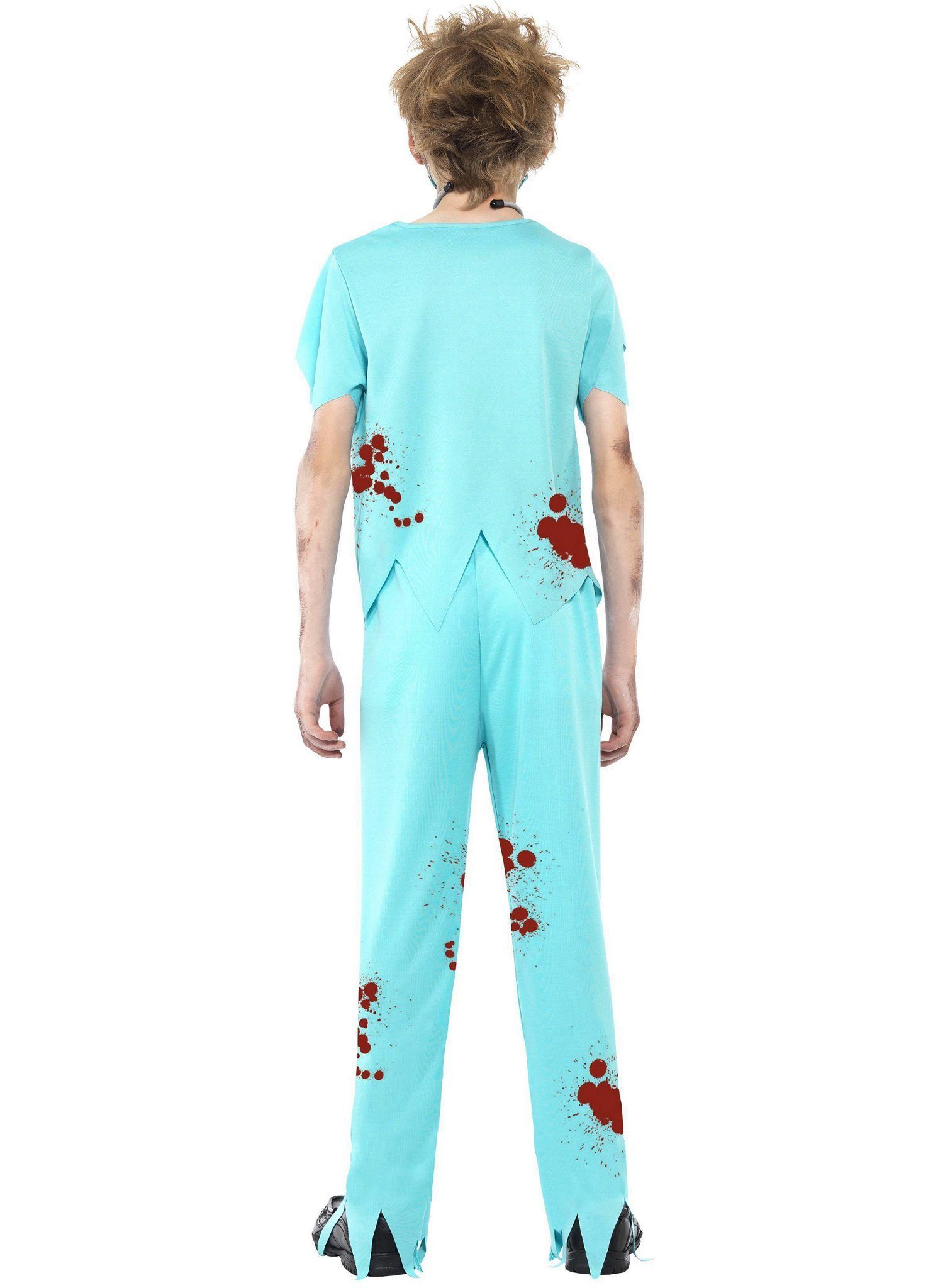 Smiffys Zombie-Kostüm Zombie Arzt Halloween Kostüm Kinder Junge Mädchen