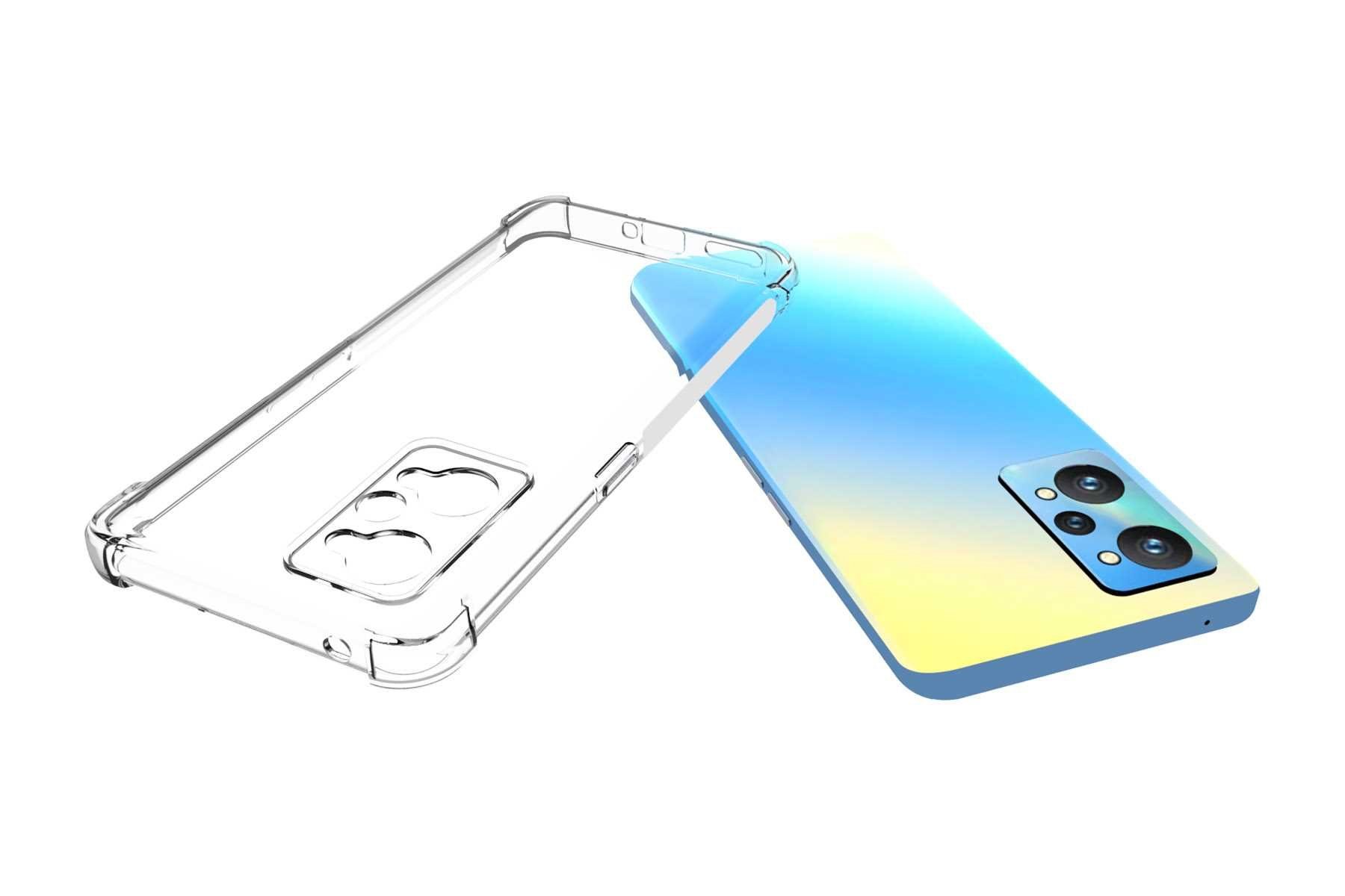 mtb more energy Smartphone-Hülle Clear Armor Case für Realme GT Neo2, Transparente TPU Schutzhülle Case Backcover mit Anti-Shock Verstärkung