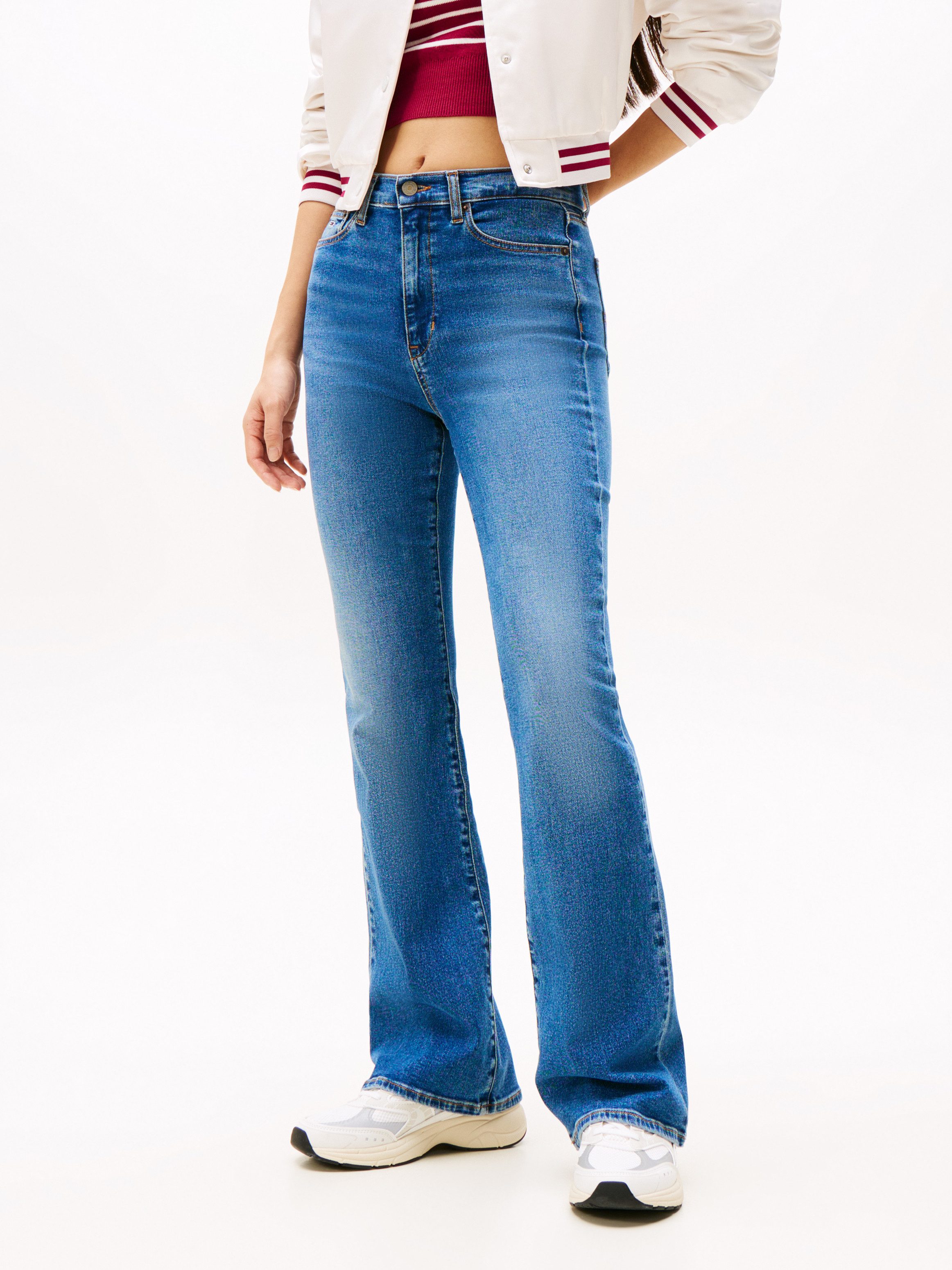 Tommy Jeans Bootcut-Jeans SYLVIA HGH FLR günstig online kaufen