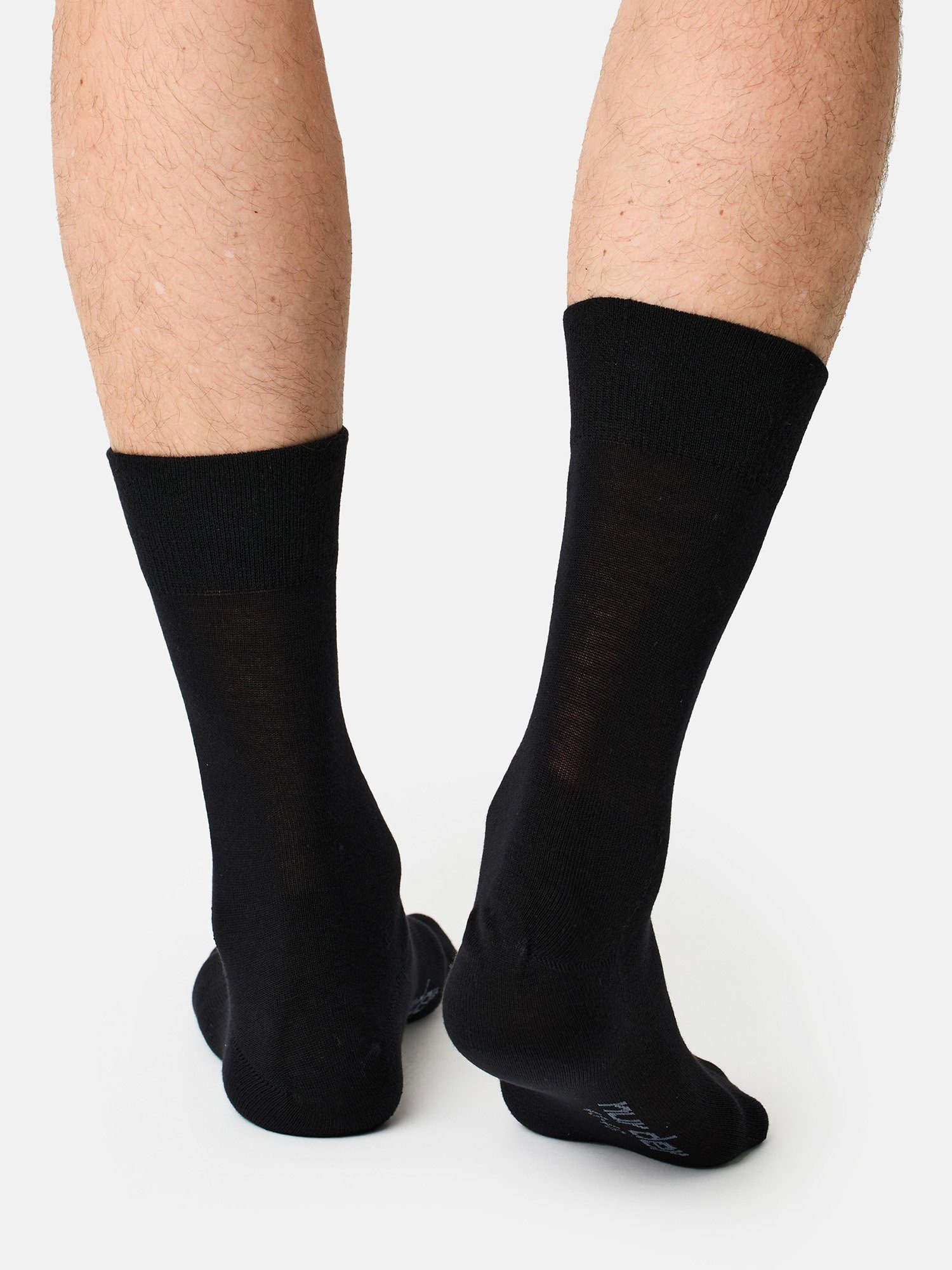 Socken schwarz & Nur Komfort Basicsocken Haltbar Der günstig Weich uni (6-Paar)