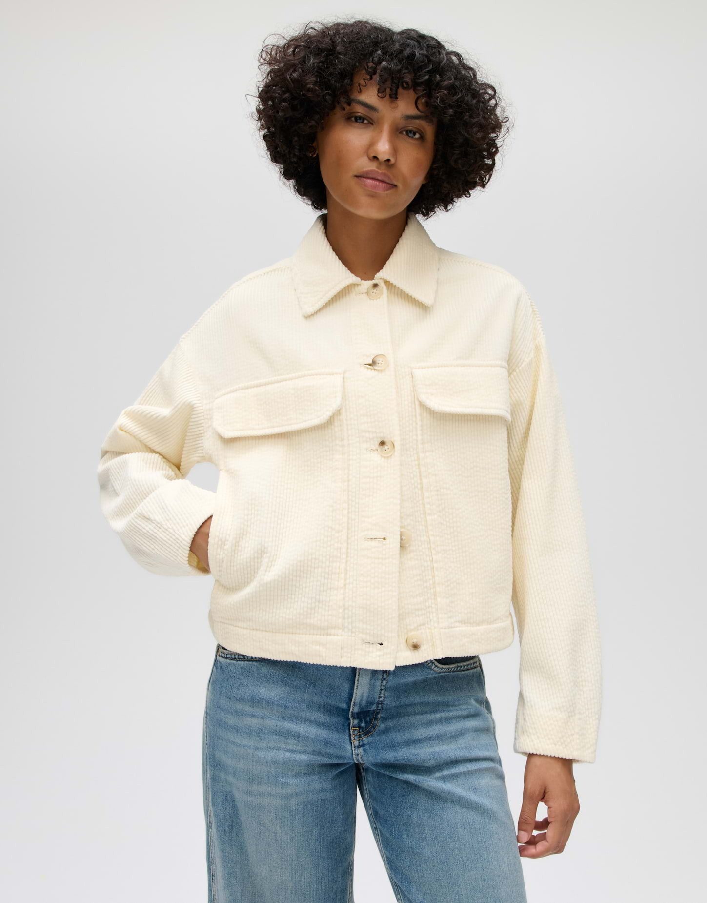 OPUS Cordjacke Hannja aus weichem Cord