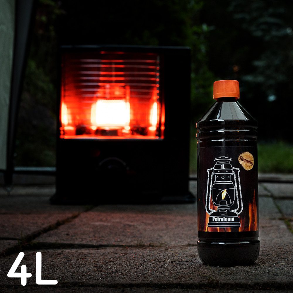 Flameup Petroleum Petroleum für Petroleumheizung Petroleumofen Petroleumlampe 4 Liter, 4 l