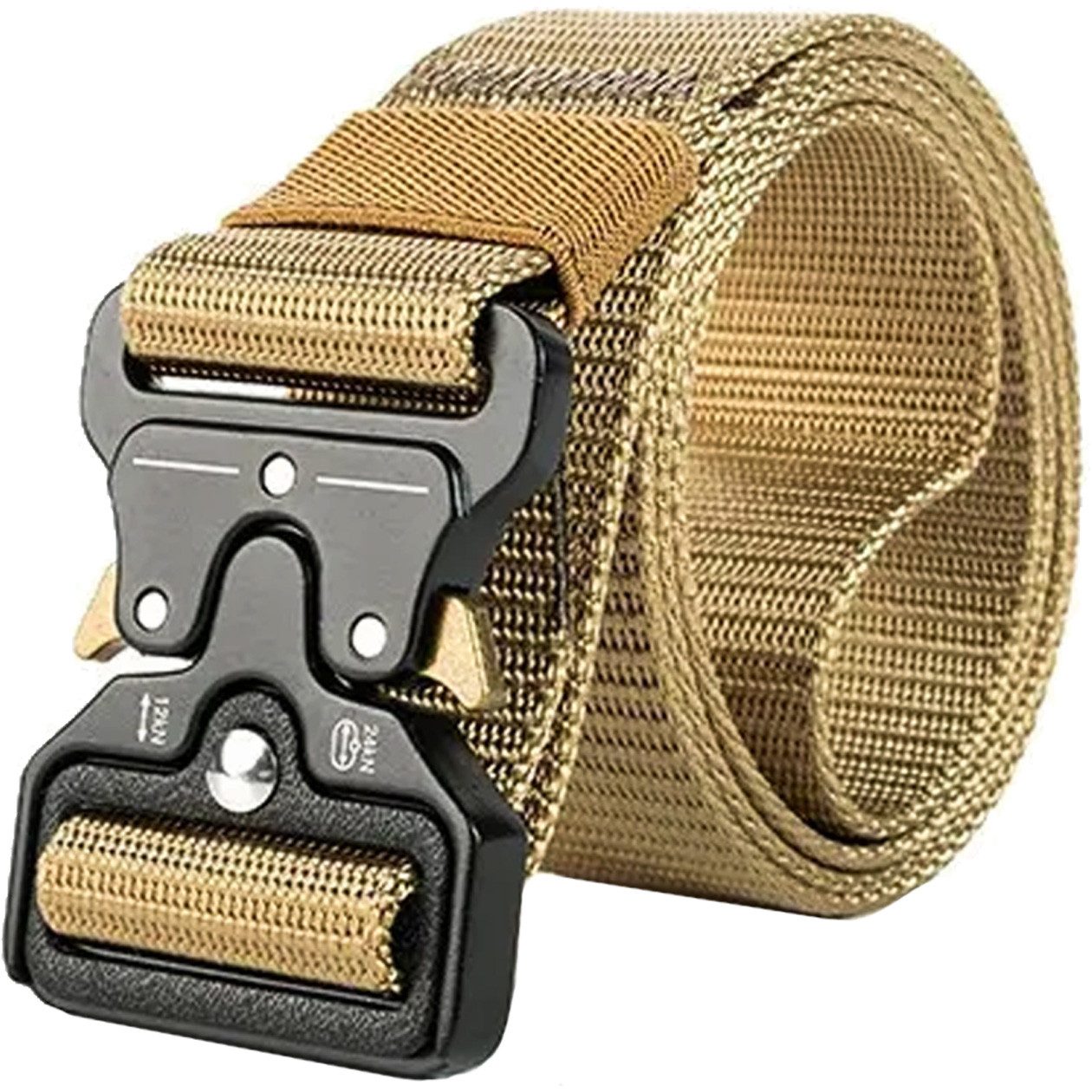 LA CUTE Stoffgürtel Taktischer Gürtel Survival mit Metallschnalle (Taktisch günstig online kaufen