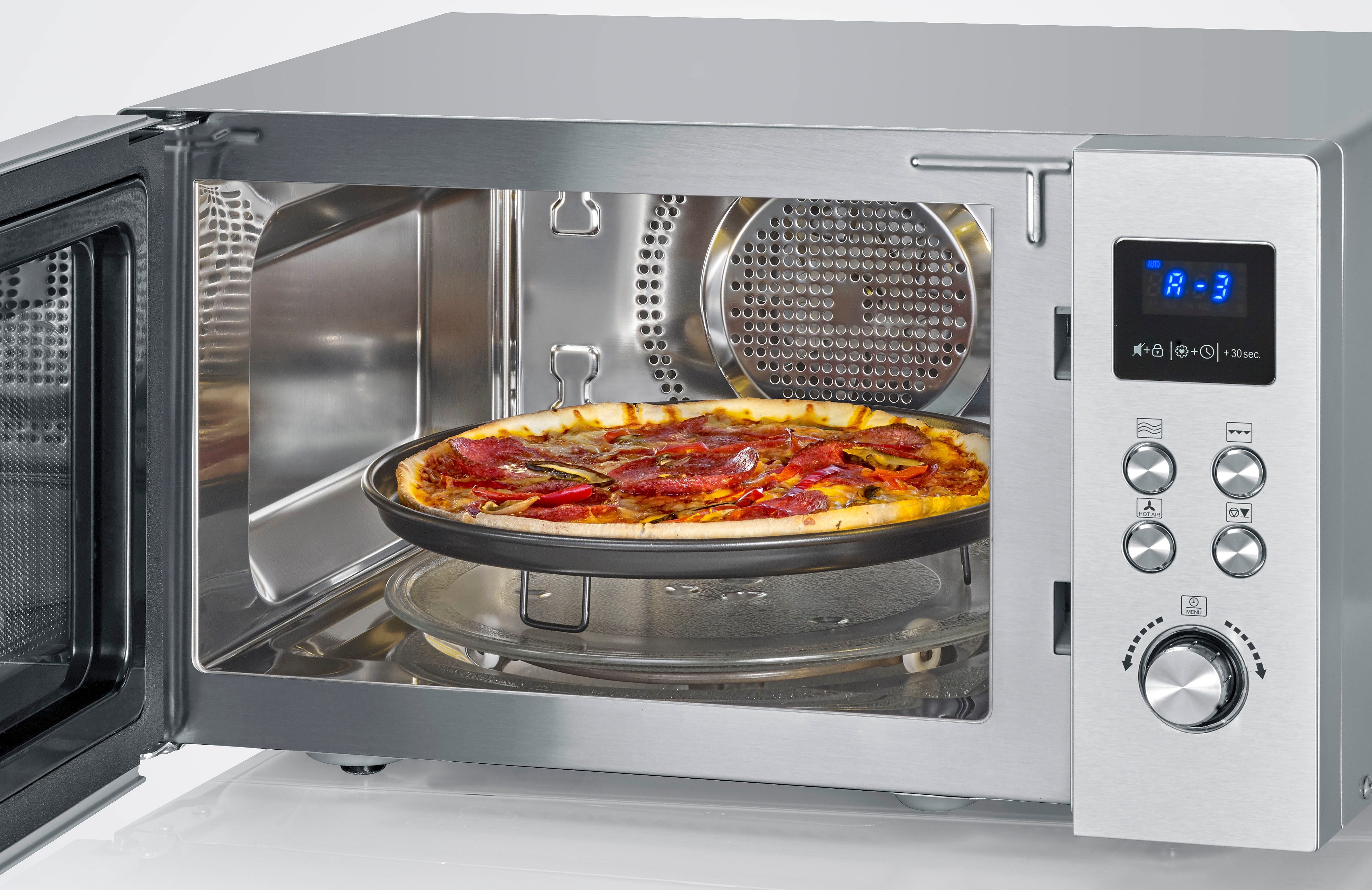 Severin Mikrowelle Crispy Wave MW 7918, Grill, Heißluft, Mikrowelle, mit Heißluft-Fritteusen-Funktion