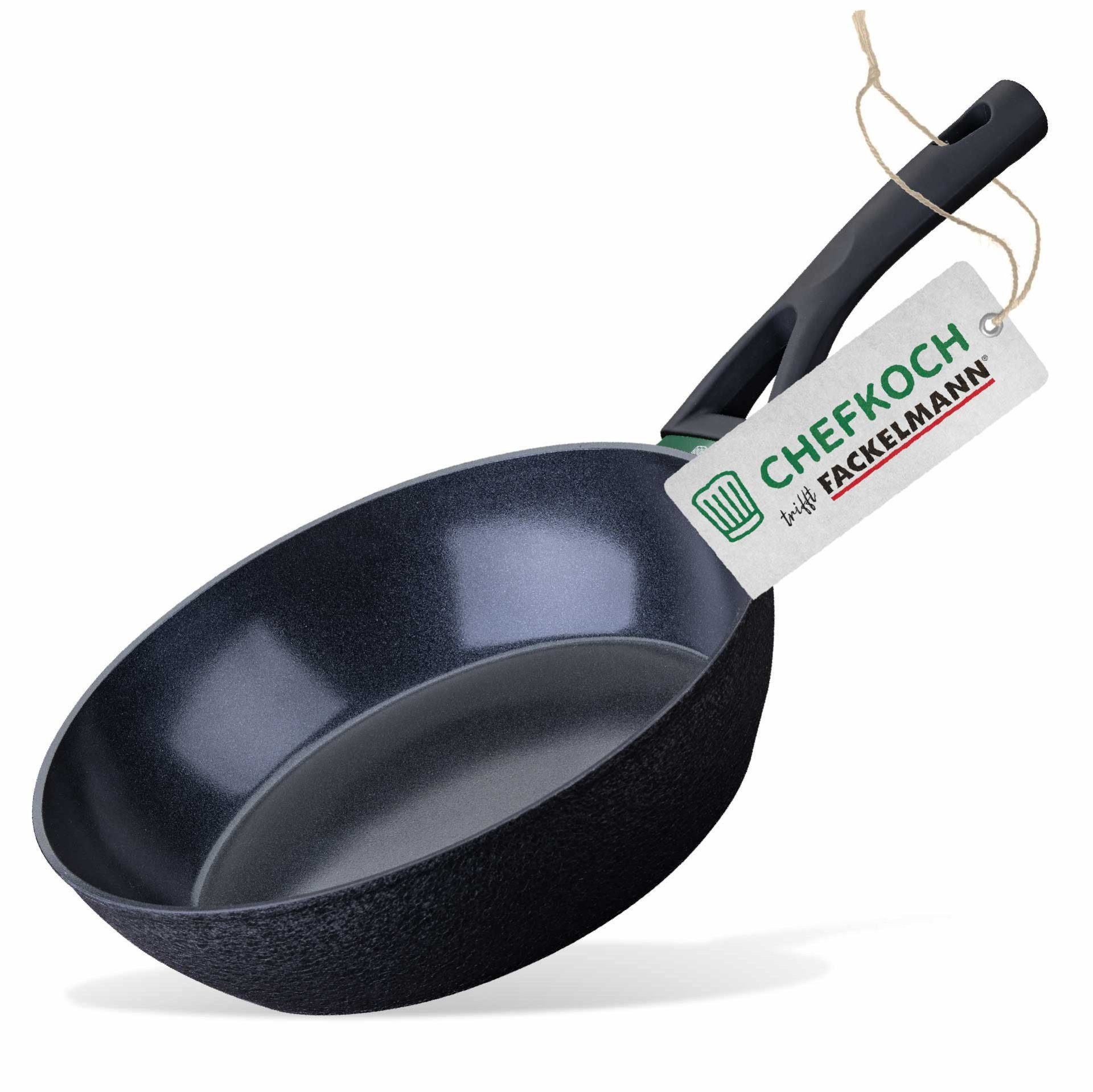 Chefkoch trifft Fackelmann Bratpfanne Bratpfanne, Kochpfanne, Aluminium-Pfanne, Antihaft-Pfanne