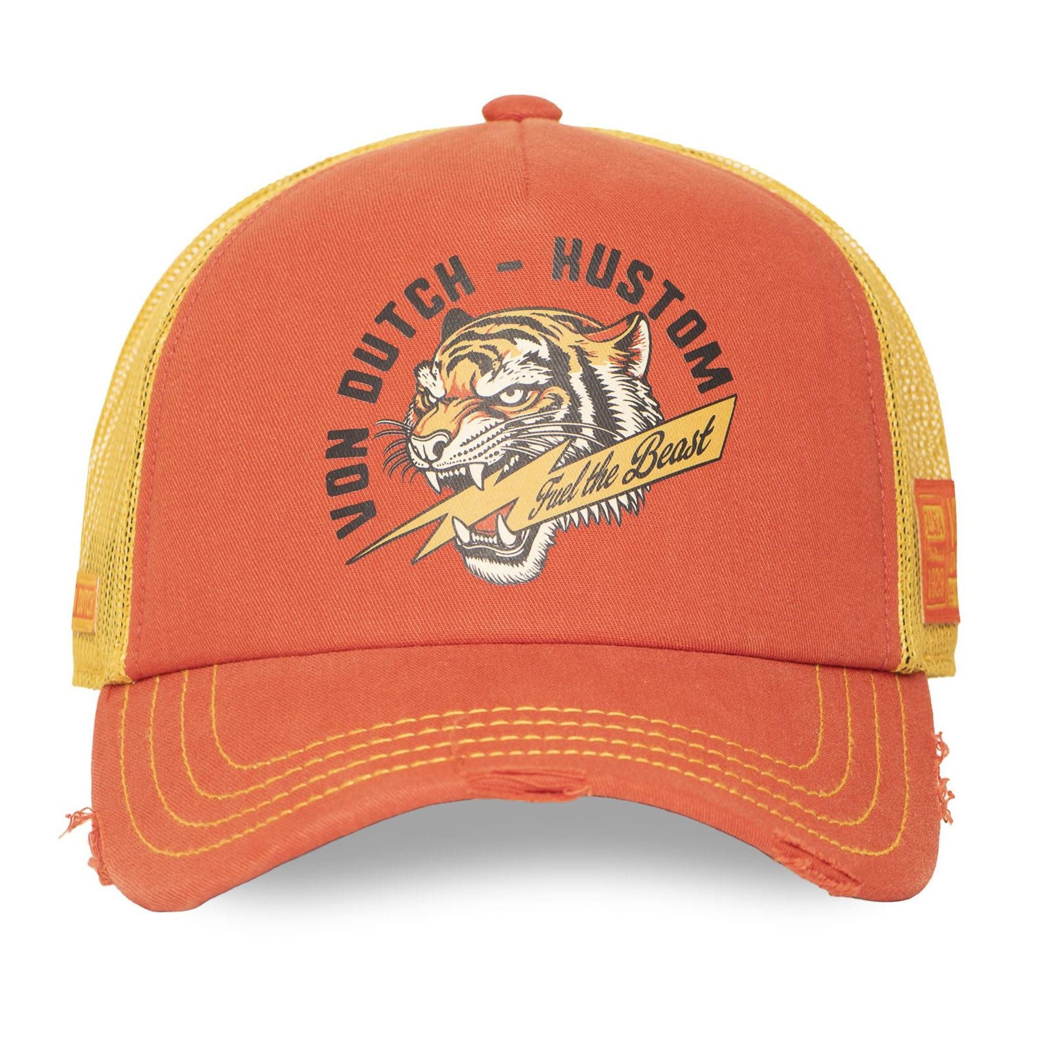 Von Dutch Trucker Cap Von Dutch Originals Trucker Cap - CREW DEVIL HARD BEAST RACING (Basecap, Basecap, Meshcap, Trucker Kappe) Used-Look