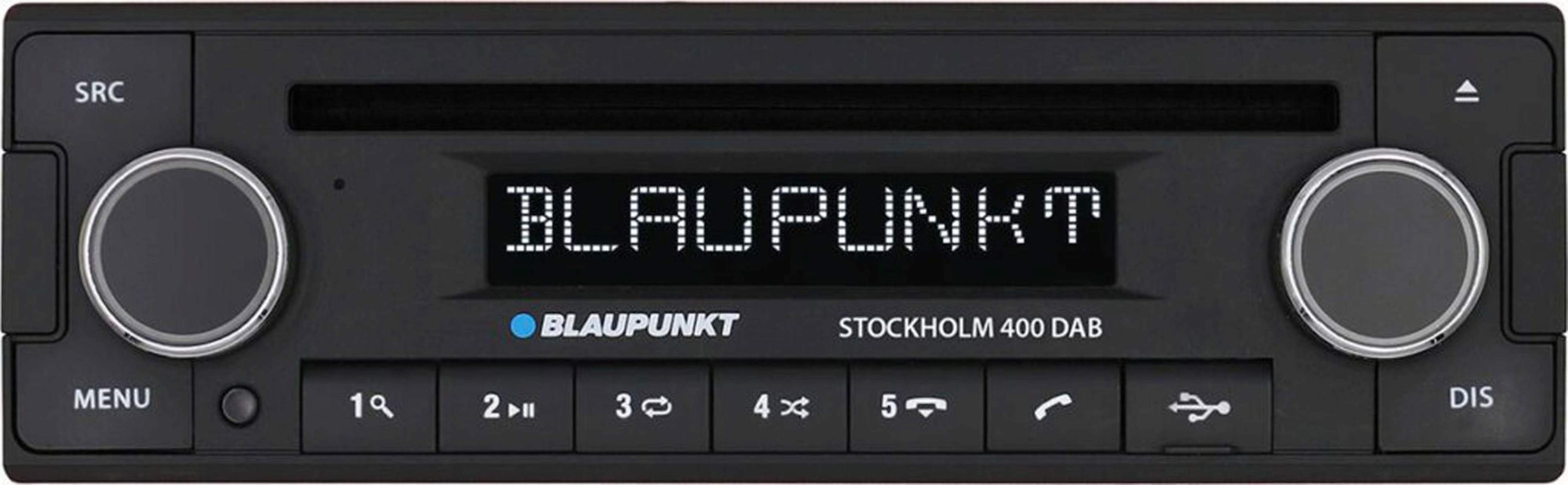 Blaupunkt Stockholm 400 DAB - Bluetooth 1-DIN Radio CD USB Autoradio (RDS, AM/FM Radio, Animiertes Display, 1 DIN)