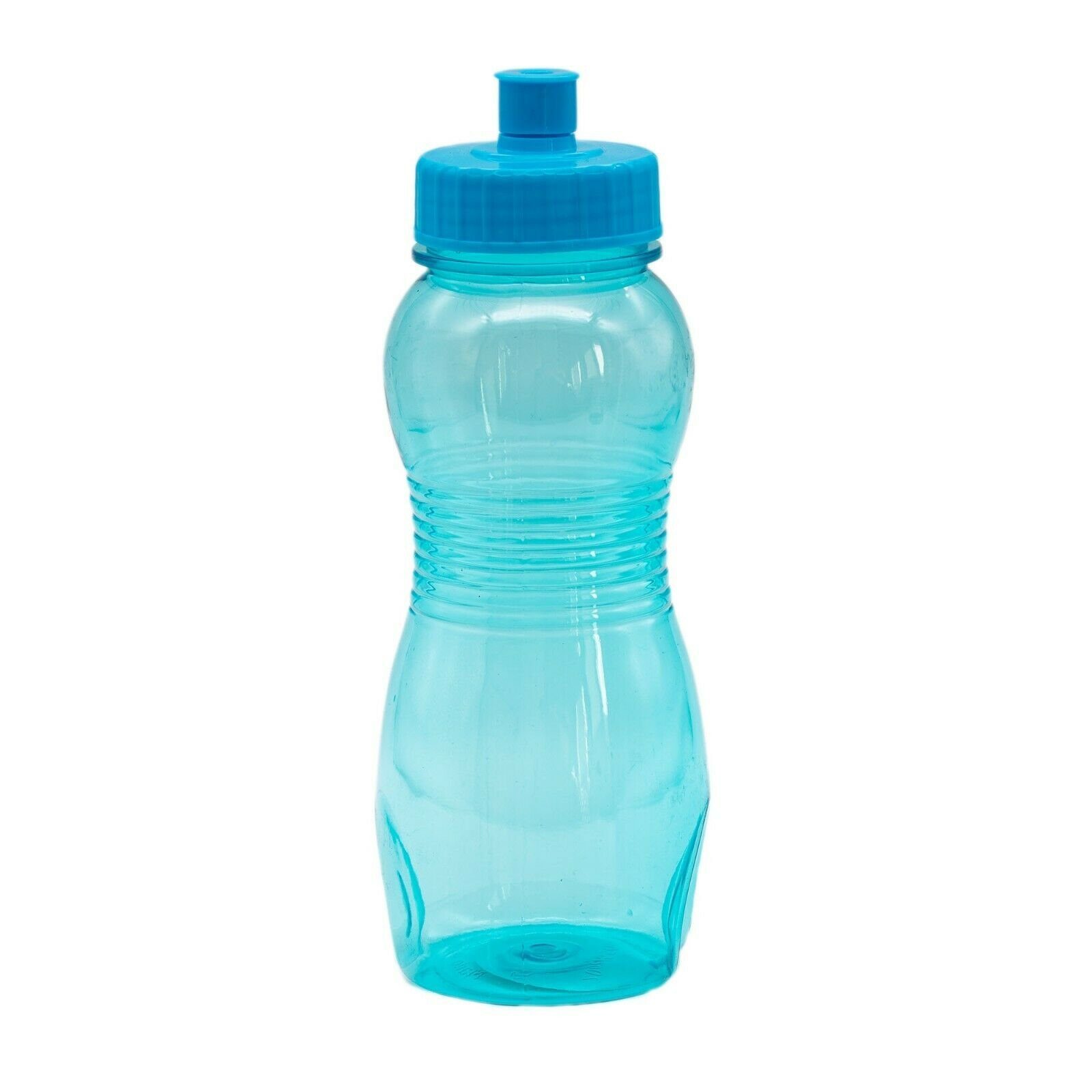 TSB Werk Trinkflasche 1-3 Trinkflasche Getränkeflasche Wasserflasche, Sportflasche, Flasche, Deckel, 550ml 2x Blau