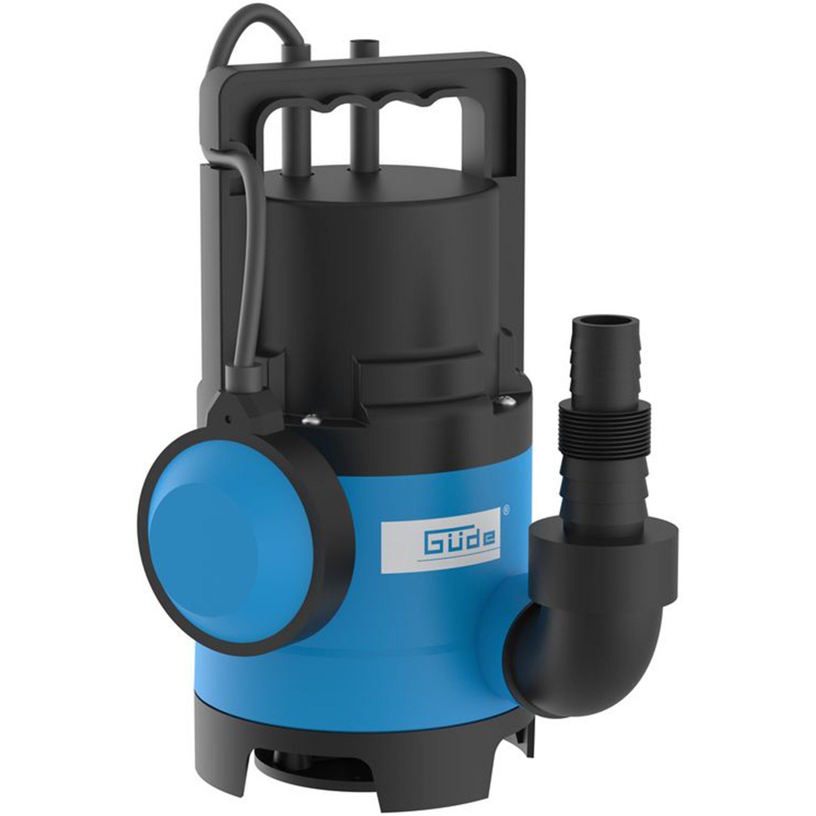 Güde Schmutzwasser-Tauchpumpe Schmutzwassertauchpumpe GS 4003 P 400 Watt 8.000 l/h Schmutzwasserpumpe Gartenpumpe, 8000 l/h Fördervolumen max.