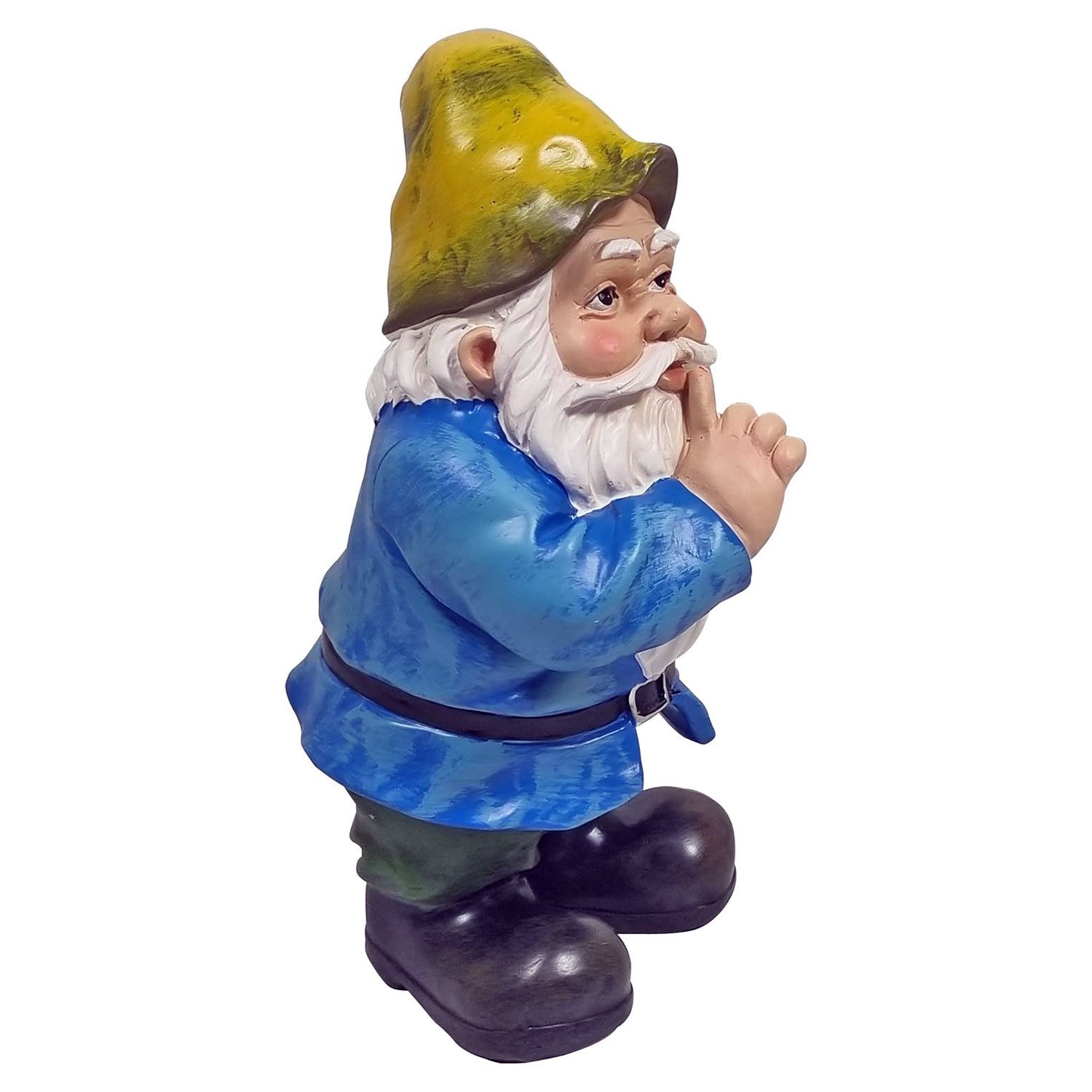 colourliving Gartenzwerg Dekofigur Heino Gartenfigur lustige Gartendeko Wichtel Gnom, (1 St), das perfekte Geschenk für Gartenfreunde