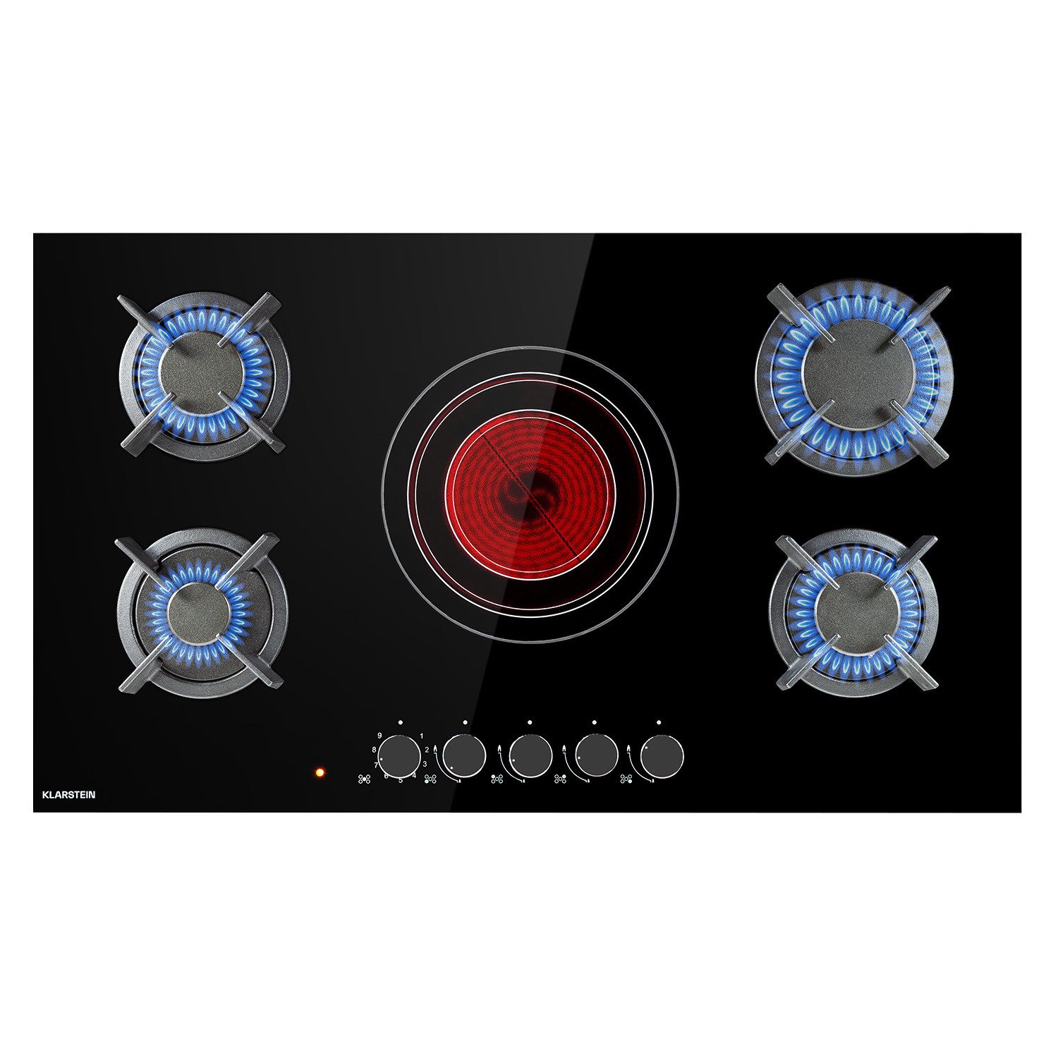 Klarstein Gas-Kochfeld MultiChef CP11-MultiChef-5, 5 Kombi Multi Варильні панелі Gaskochfelder 4 Brenner