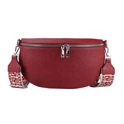 ITALYSHOP24 Bauchtasche Damen Gürteltasche Umhängetasche CrossBody CrossOver, Bodybag, Brusttasche, Hüfttasche, Muster Сумкиgurt, leicht Gewicht