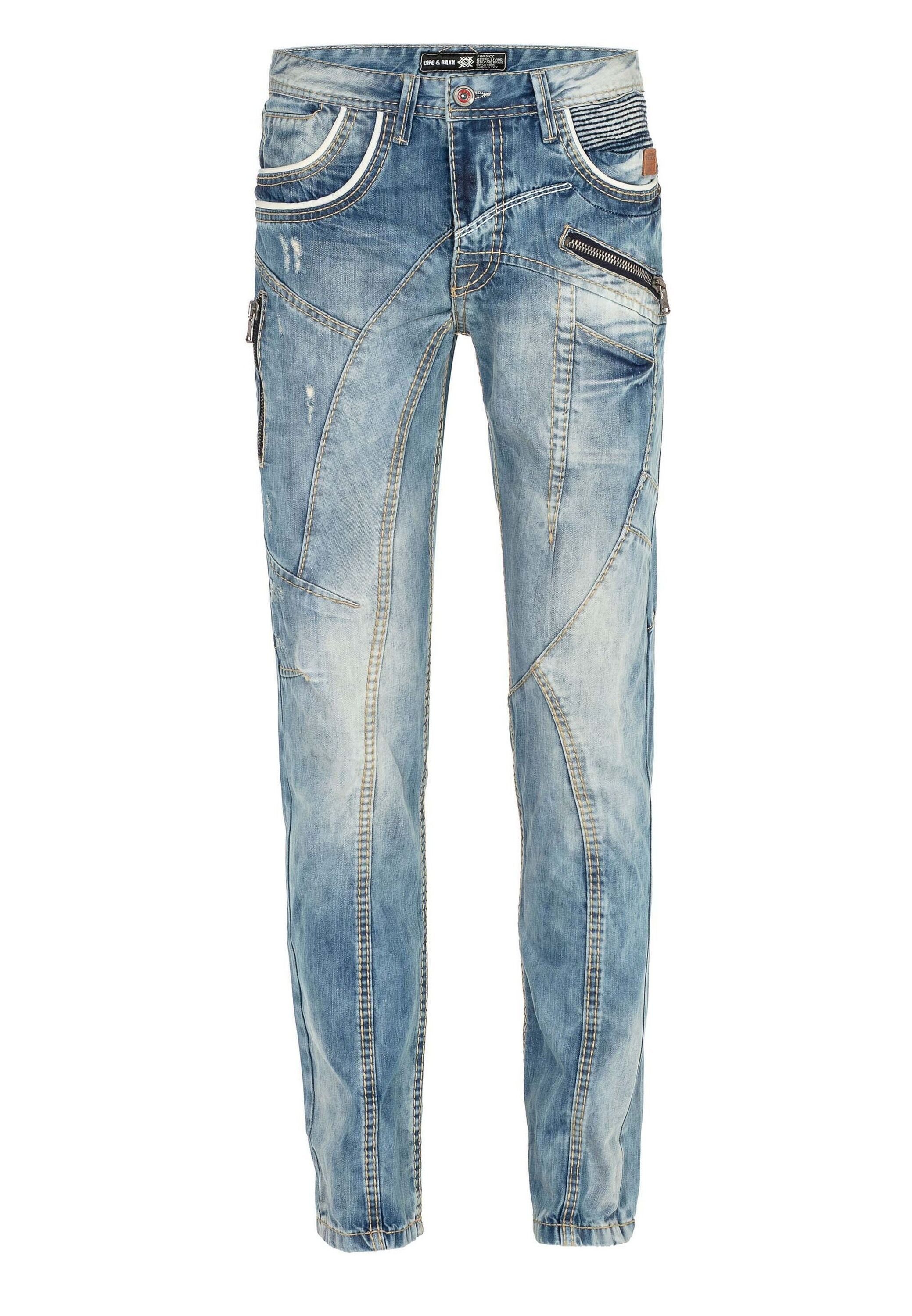 Cipo & Baxx 5-Pocket-Jeans Jeans in Straight Fit, C-1150