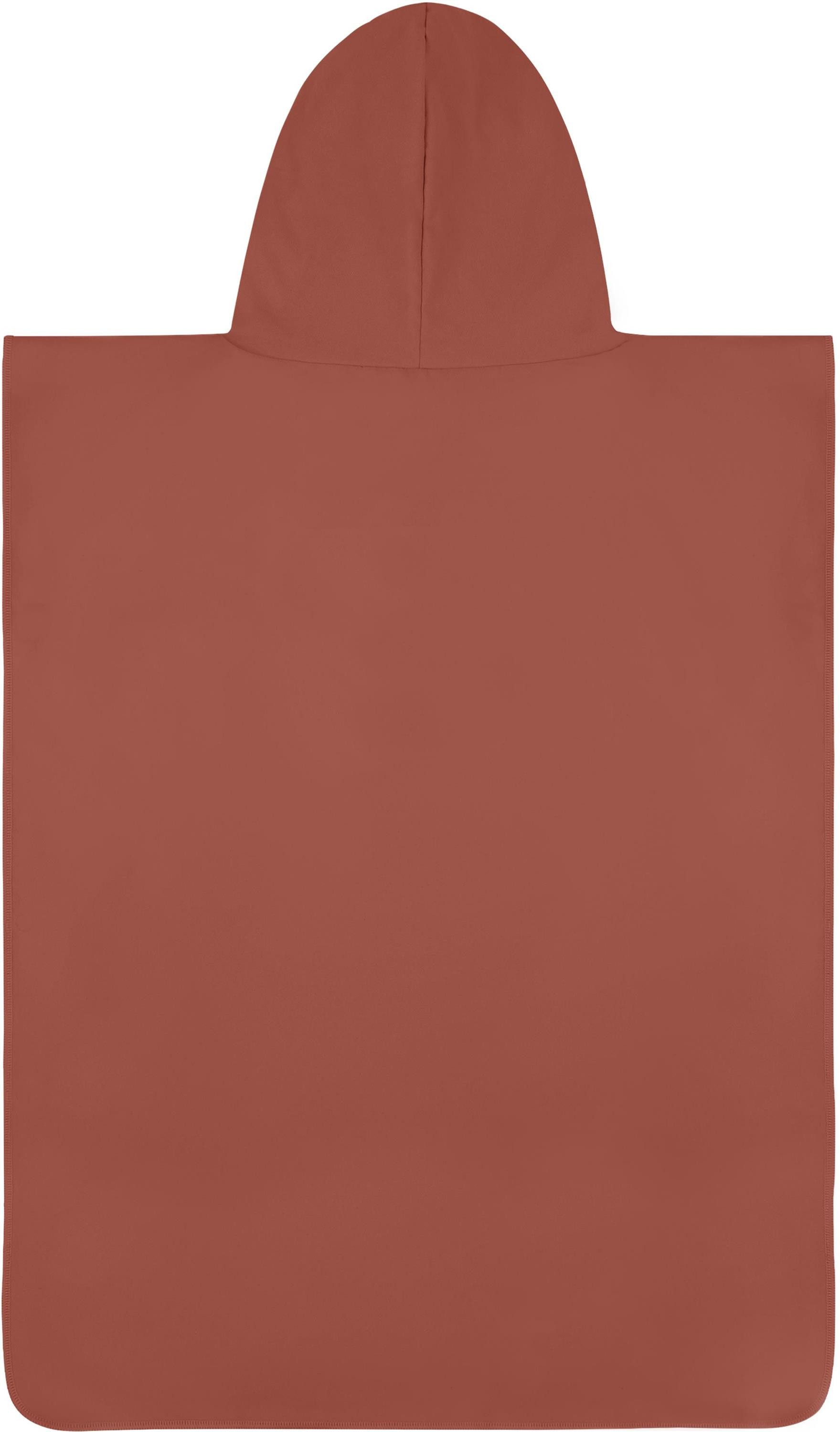 normani Badeponcho Kinder Mikrofaser Badeponcho 10-13 Jahre Camuy, Polyester, Kapuze, Schlupf, Bade Handtuch mit Ärmeln aus recyceltem Material