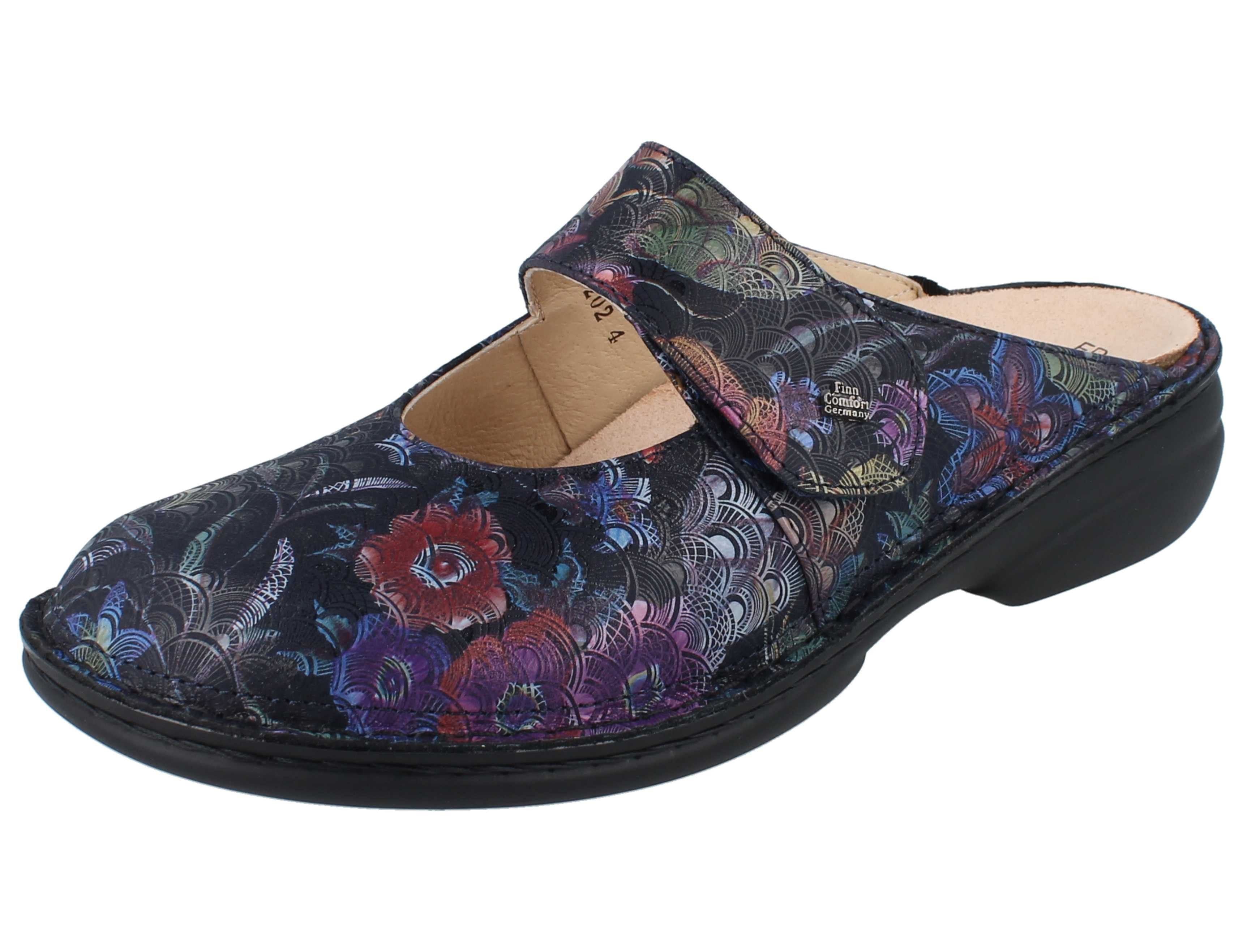 Finn Comfort LIMITIERTE FARBE FINN COMFORT Stanford Damen Clog dunkelblau Clog Wechselfußbett