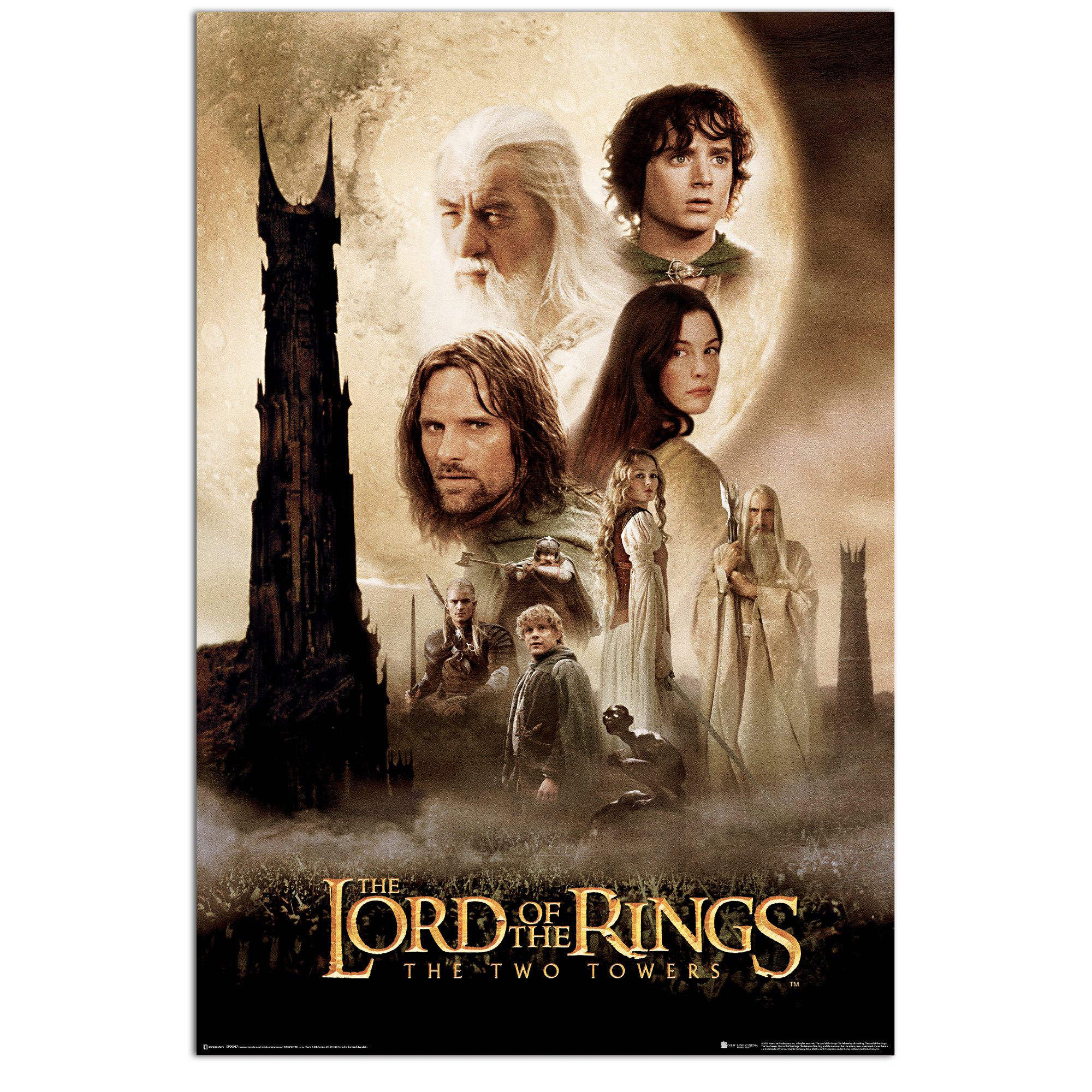 Close Up Плакат Der Herr der Ringe The Two Towers 61 x 91,5 cm