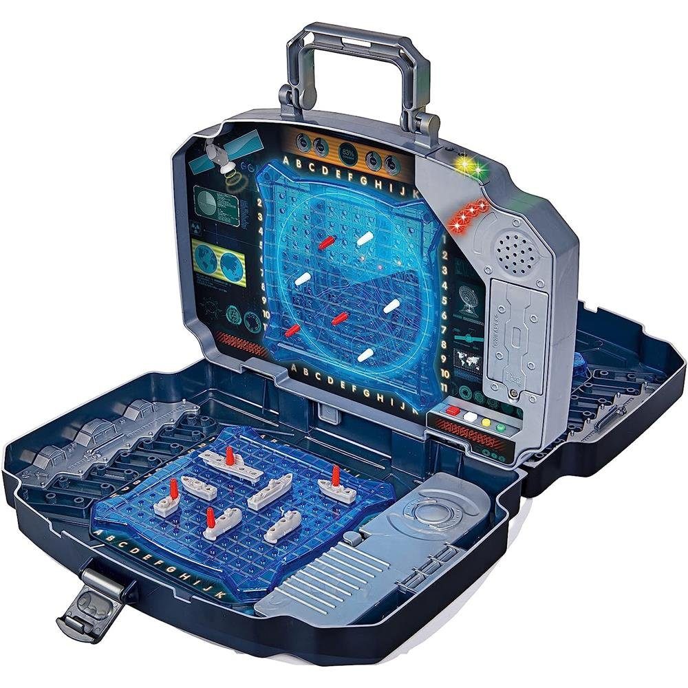 Noris Spiel Schiffe Versenken Light & Sound, Reisespiel Kinderspiel für Kinder ab 5 Jahren