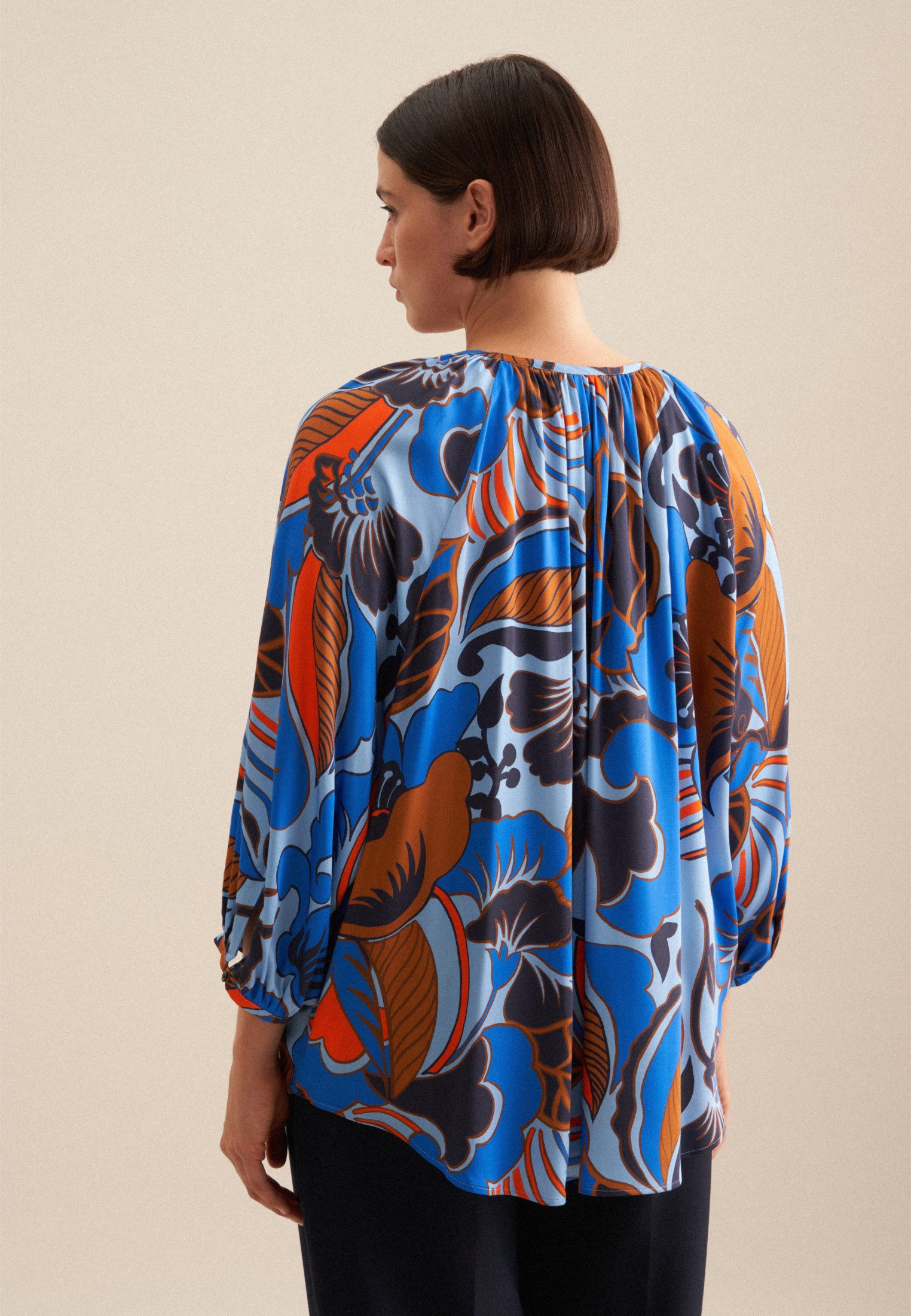 seidensticker Klassische Bluse Schwarze Rose Tunika günstig online kaufen