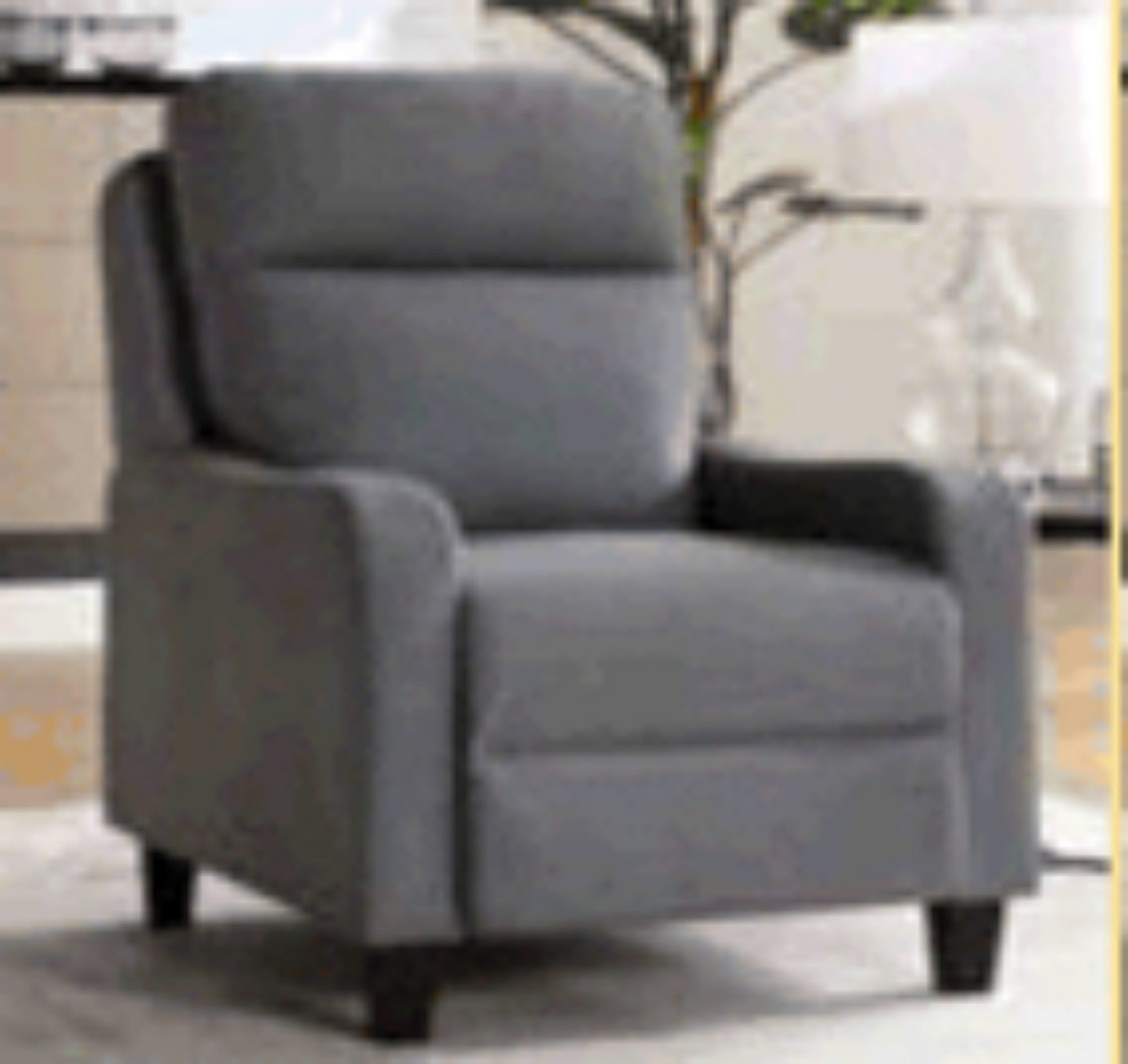 Happy Home Relaxsessel Bequemer Sessel mit Armlehnen Gemütlicher Relaxsessel für Wohnzimmer