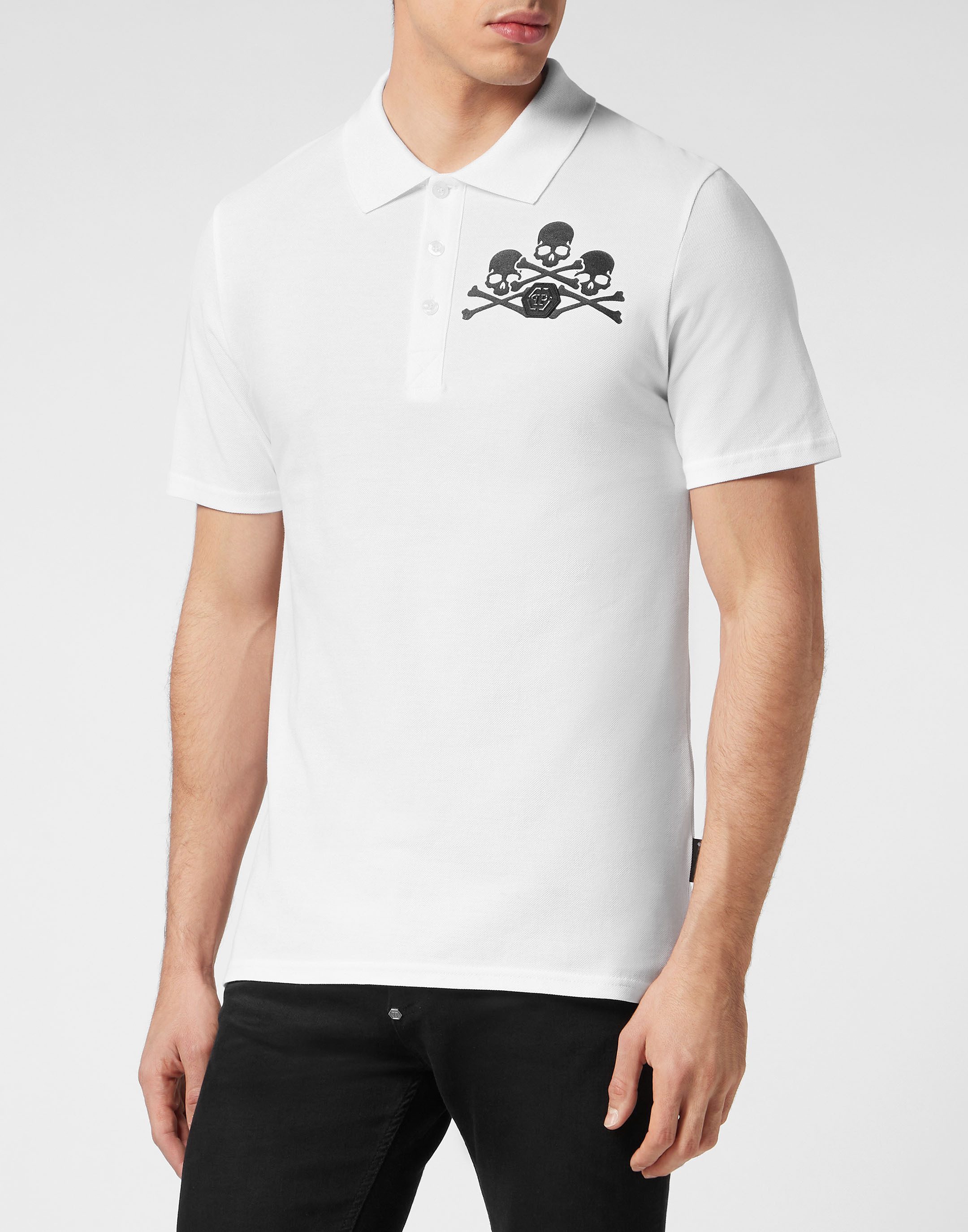 PHILIPP PLEIN Poloshirt Skull