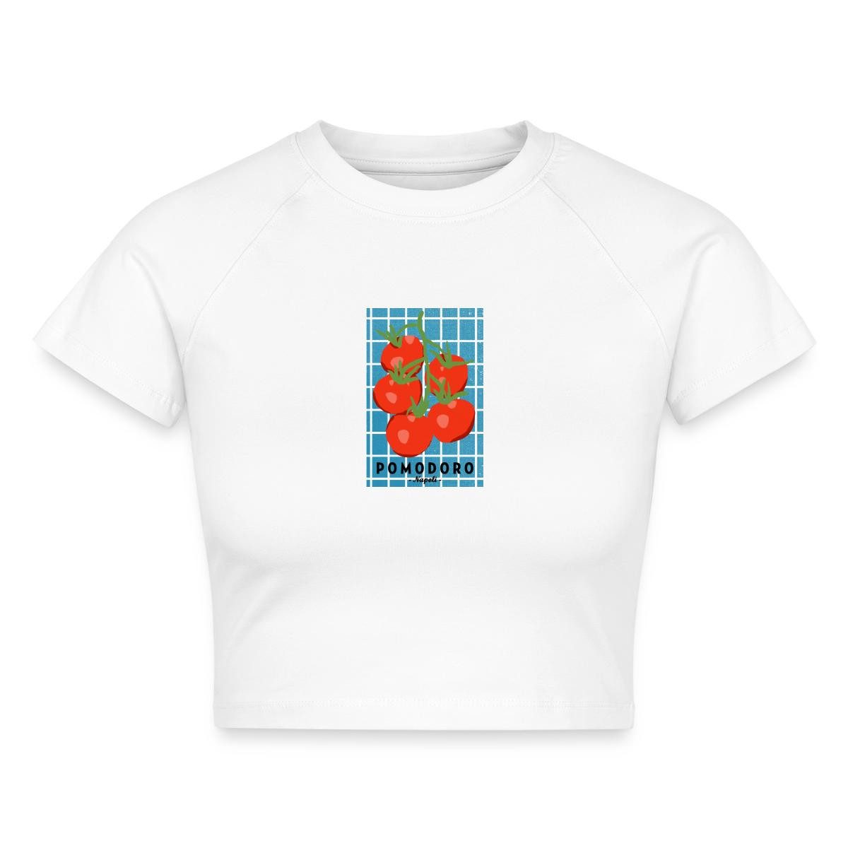 Spreadshirt T-Shirt Summer Dolce Vita Italien Pomodoro Inspiration Crop Top (1-tlg)