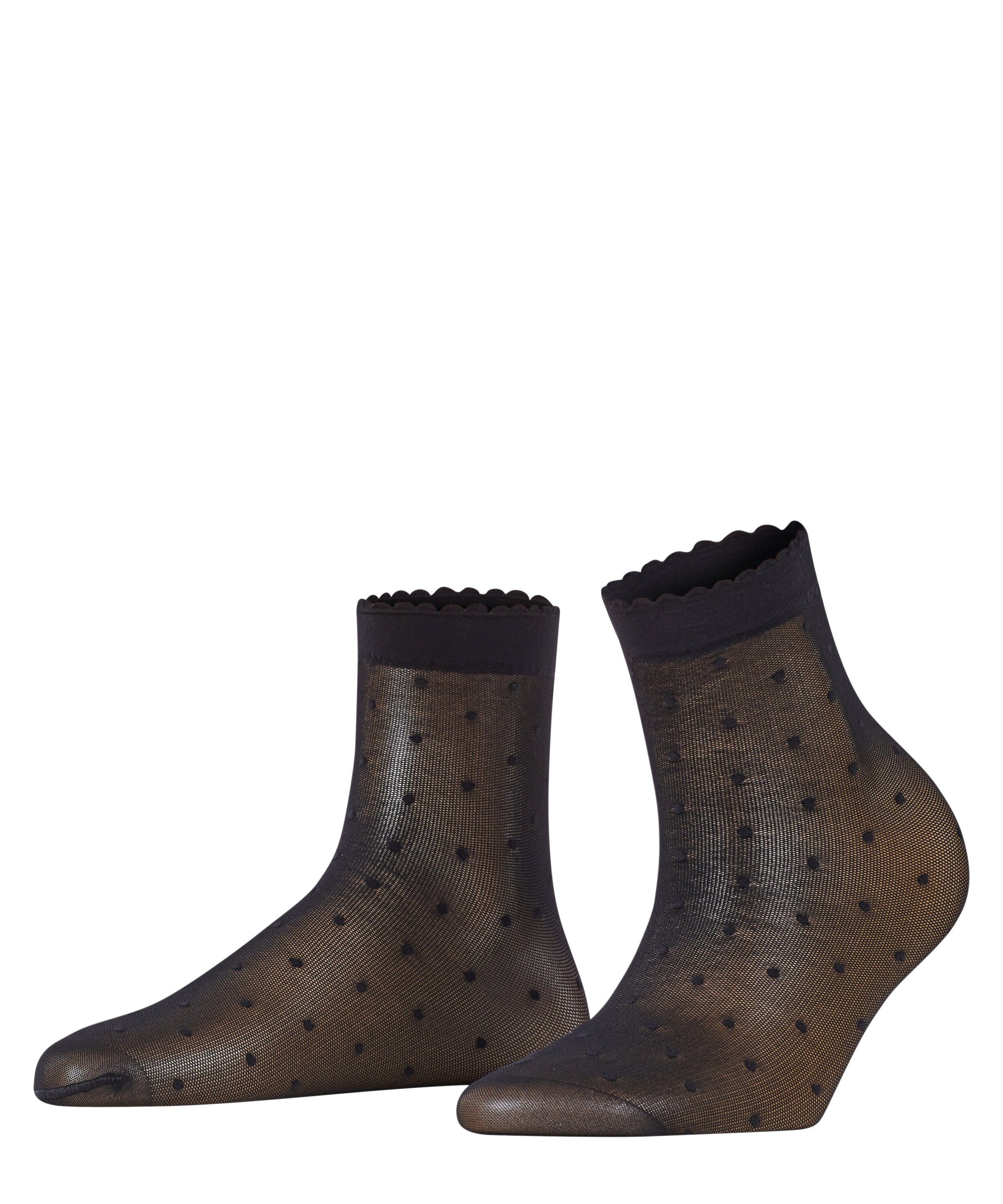 FALKE Feinsöckchen Dot (1-Paar) mit feinen Pünktchen black (3009) | Socken