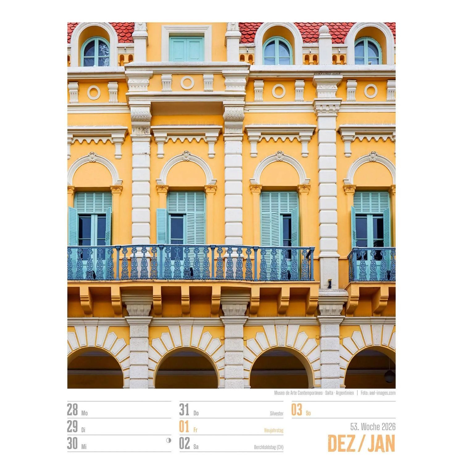 Ackermann Wandkalender StadtBilder Wochenplaner Kalender 2027