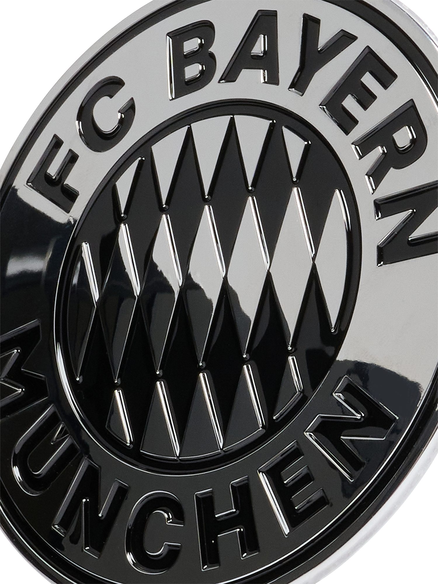 FC Bayern München Aufkleber FC Bayern München Chrome Aufkleber Logo (Silber)