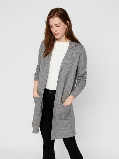 Vero Moda Longstrickjacke VMTASTY FULLNEEDLE LS NEW COATIGAN in Long-Form