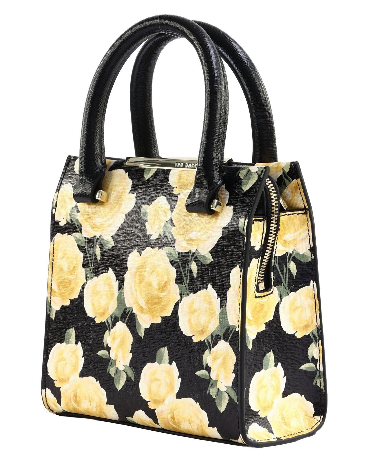 Ted Baker Umhängetasche Bar Detail Small Printed Tote Bag, aus echtem Rindsleder