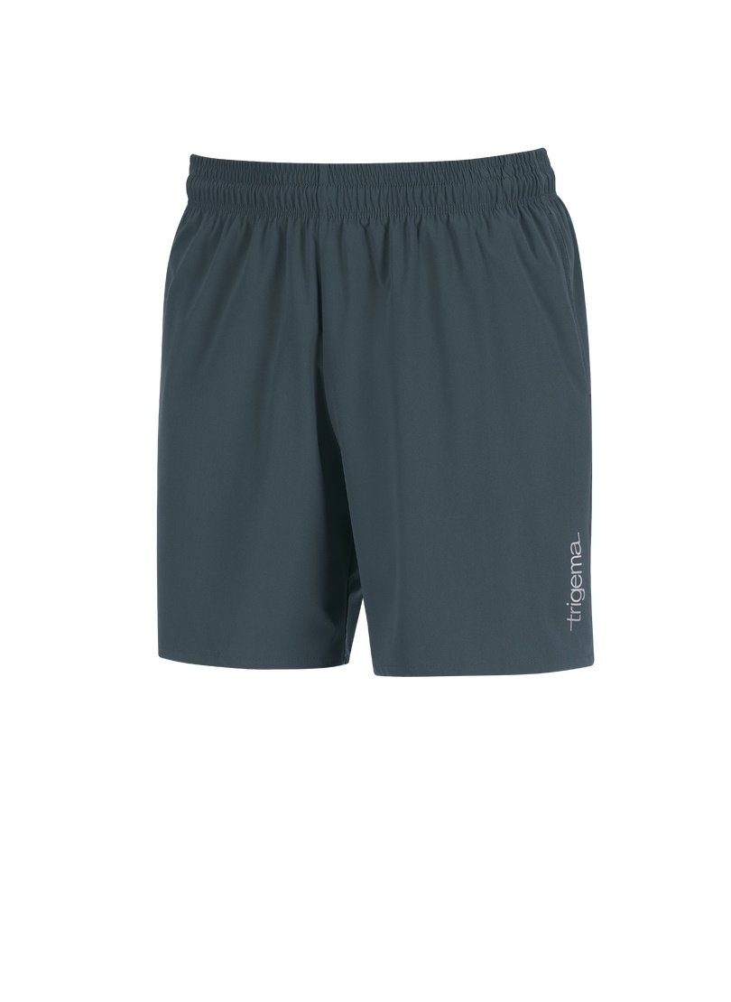 Trigema Jerseyhose TRIGEMA Sport-Shorts mit Innenslip aus Netz anthrazit