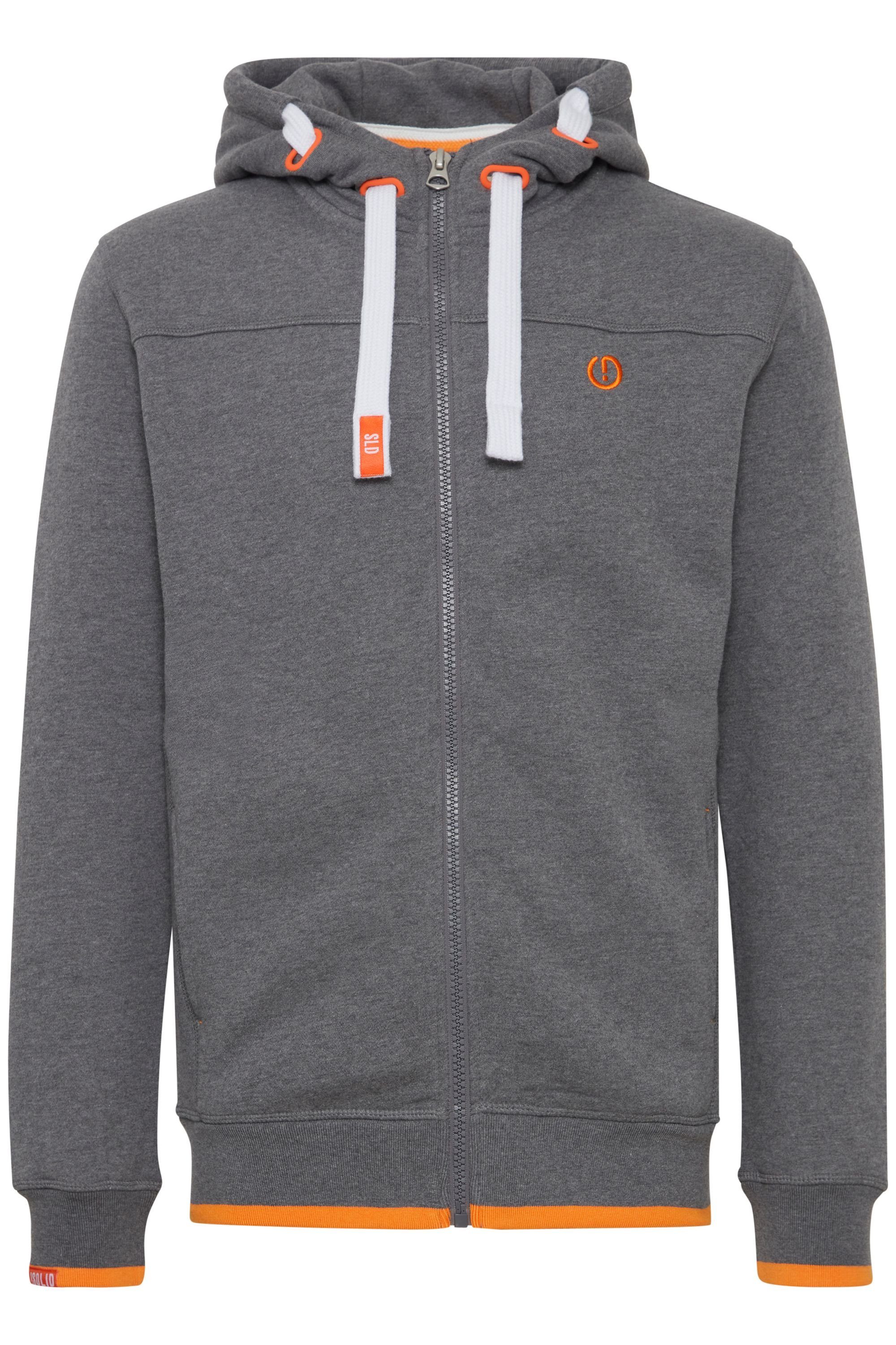 !Solid Kapuzensweatjacke SDBenjaminZip Sweatjacke Grey Melange (8236)