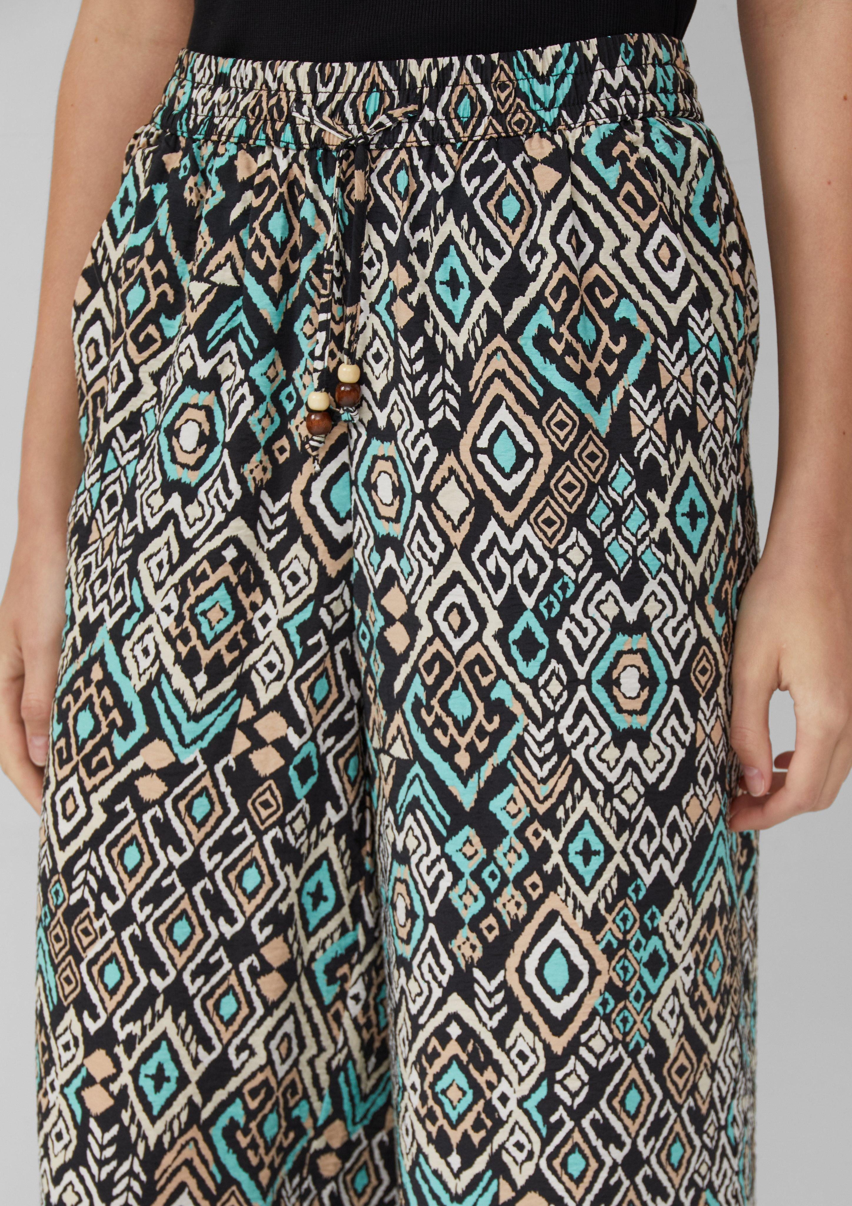 s.Oliver Stoffhose Wide-Leg-Hose im Relaxed Fit günstig online kaufen