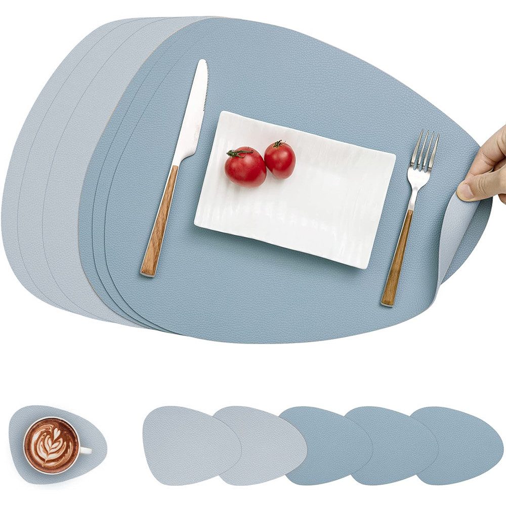 Platzset Tischset, Kunstleder, abwischbar