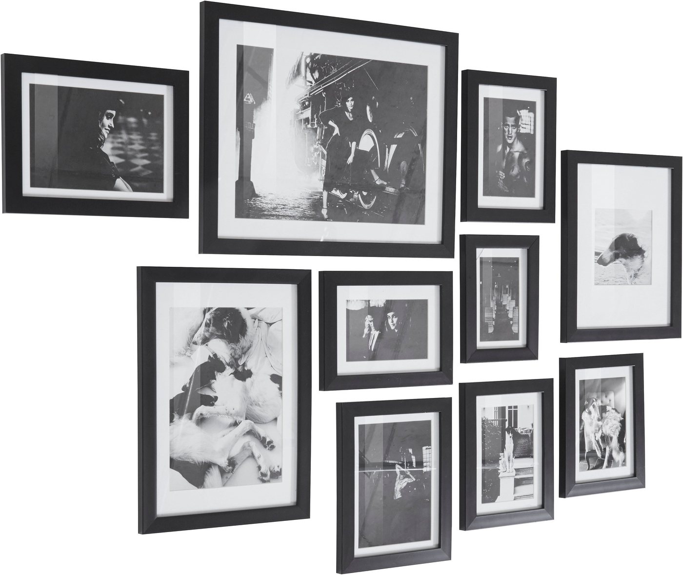 Guido Maria Kretschmer Home&Living Bilderrahmen Collage »Sentitama«, (Set, 10 Stück), schwarz-kaufen